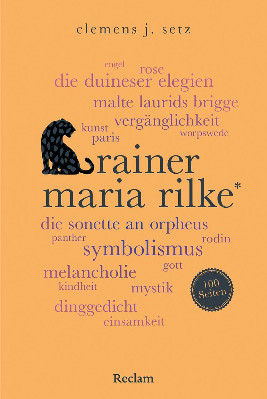 Vorderes Coverbild Rainer Maria Rilke. 100 Seiten