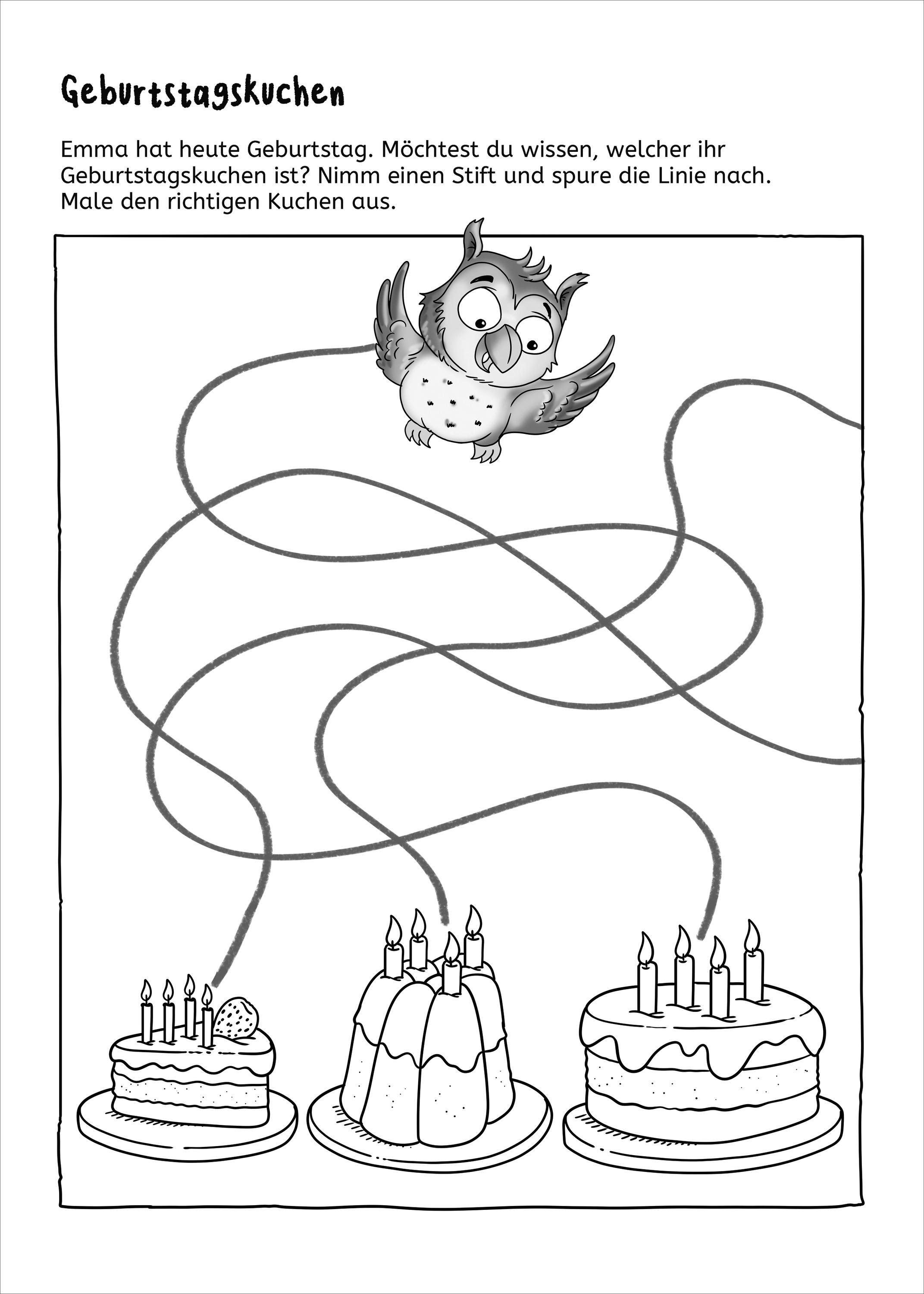 Beispielinhalt (Bild) LERNSTERN. Mein eulenschlaues Kindergartenbuch