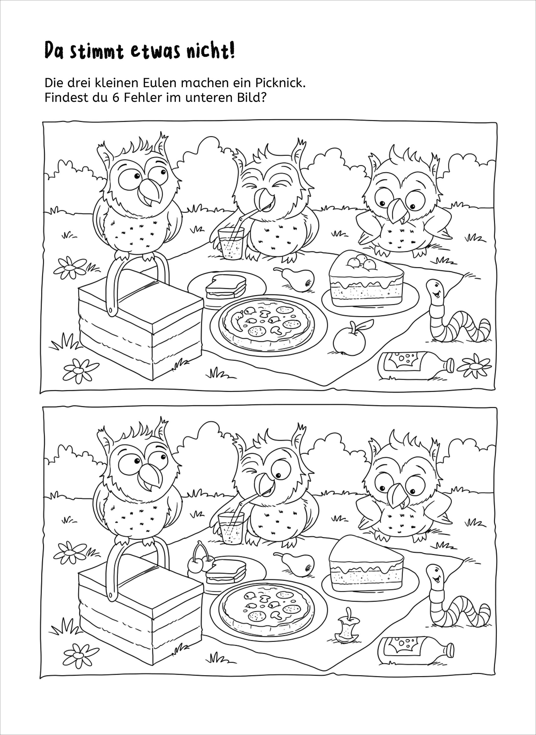 Beispielinhalt (Bild) LERNSTERN. Mein eulenschlaues Vorschulbuch