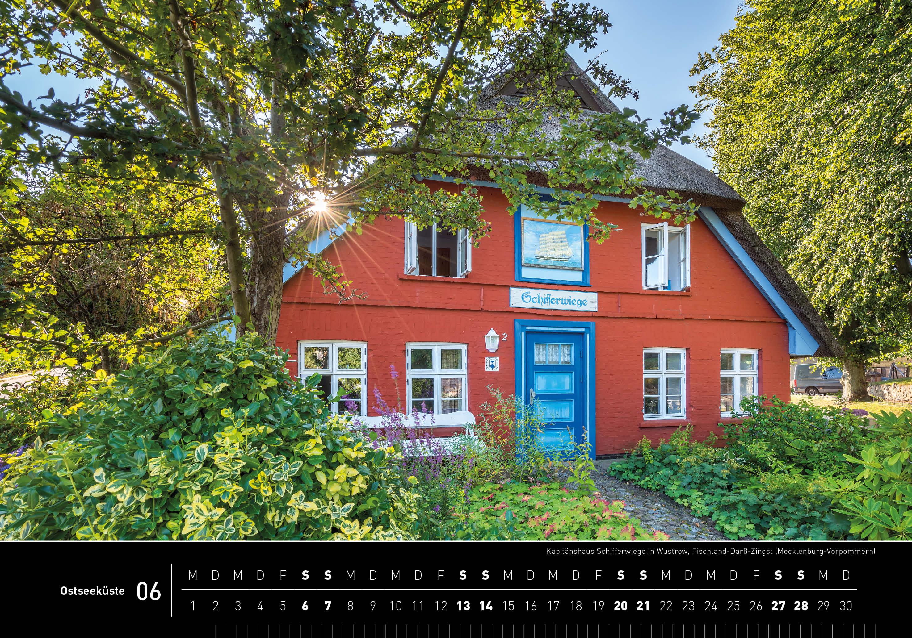 Beispielinhalt (Bild) Ostseeküste Premiumkalender 2026