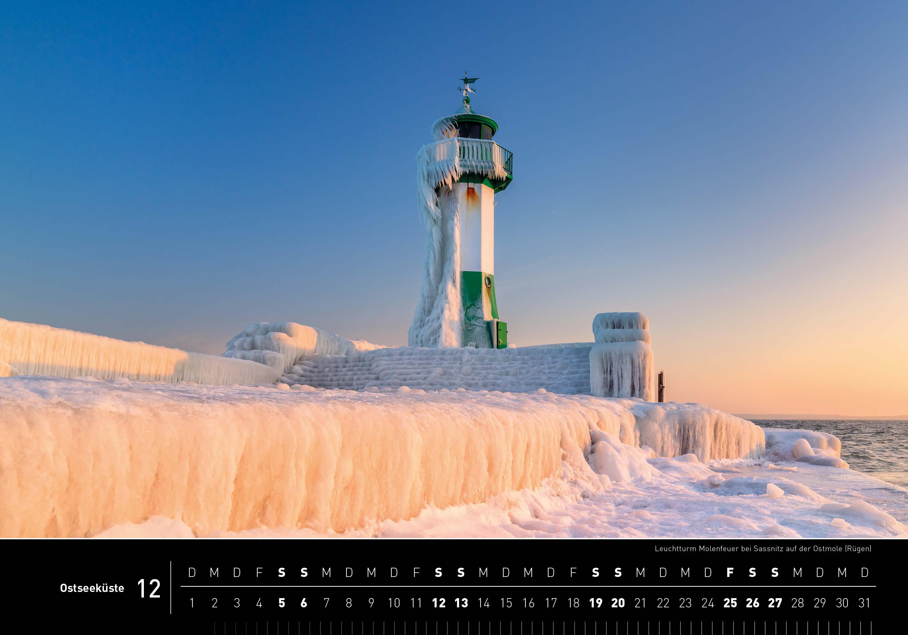 Beispielinhalt (Bild) Ostseeküste Premiumkalender 2026