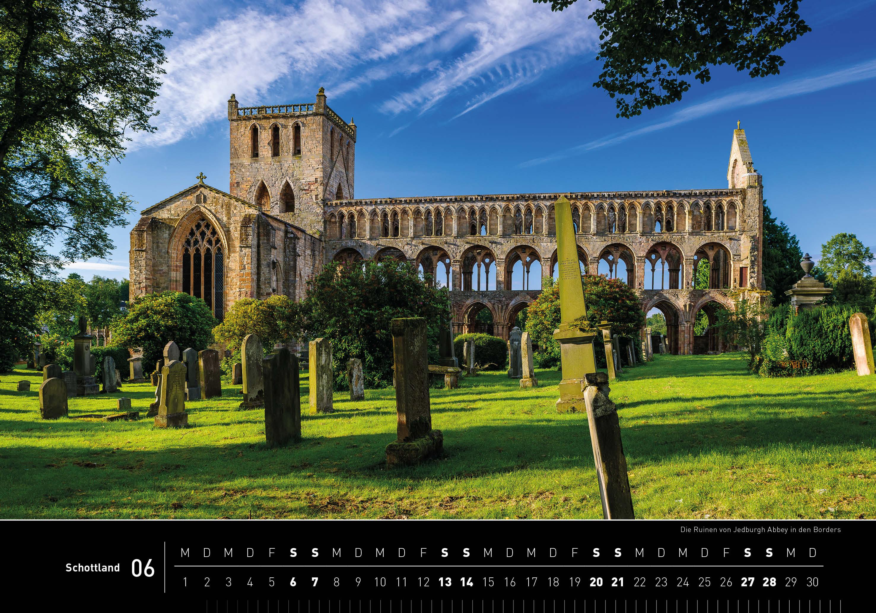 Beispielinhalt (Bild) Schottland Premiumkalender 2026
