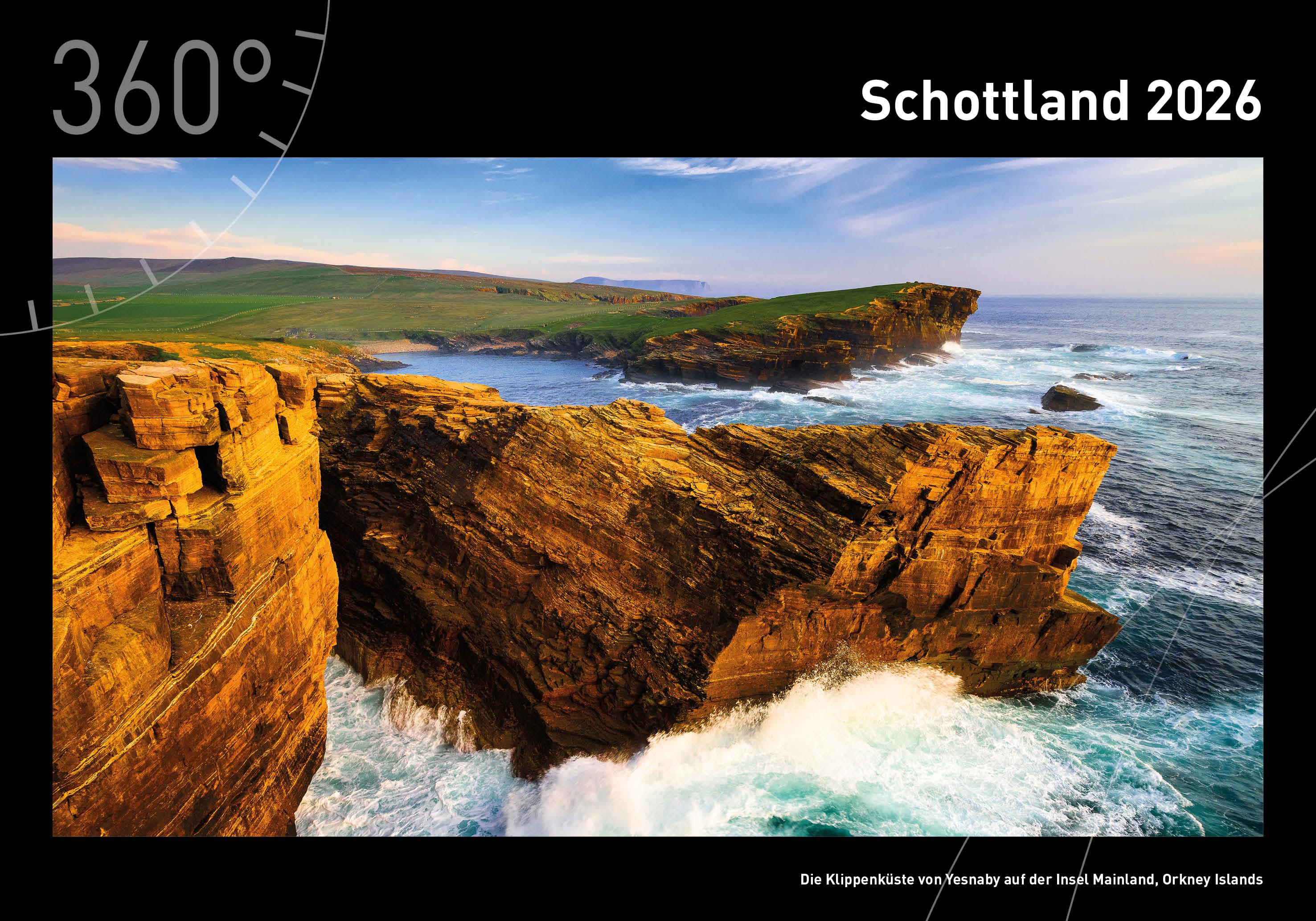 Vorderes Coverbild Schottland Premiumkalender 2026