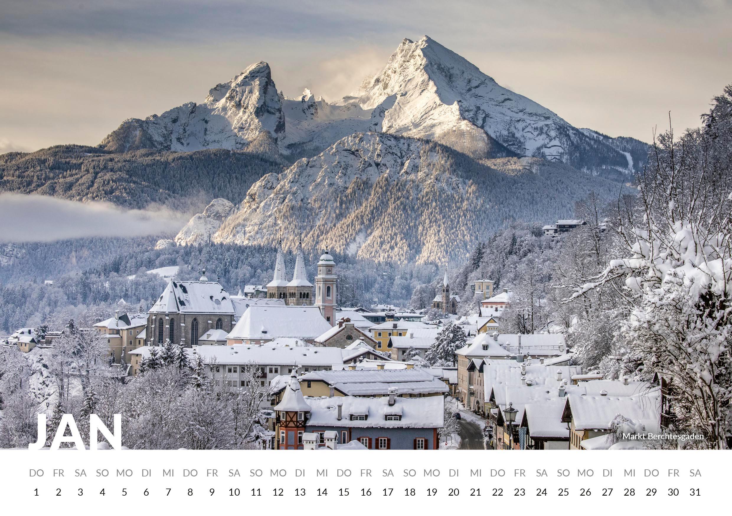 Beispielinhalt (Bild) Herrliches Berchtesgadener Land 2026