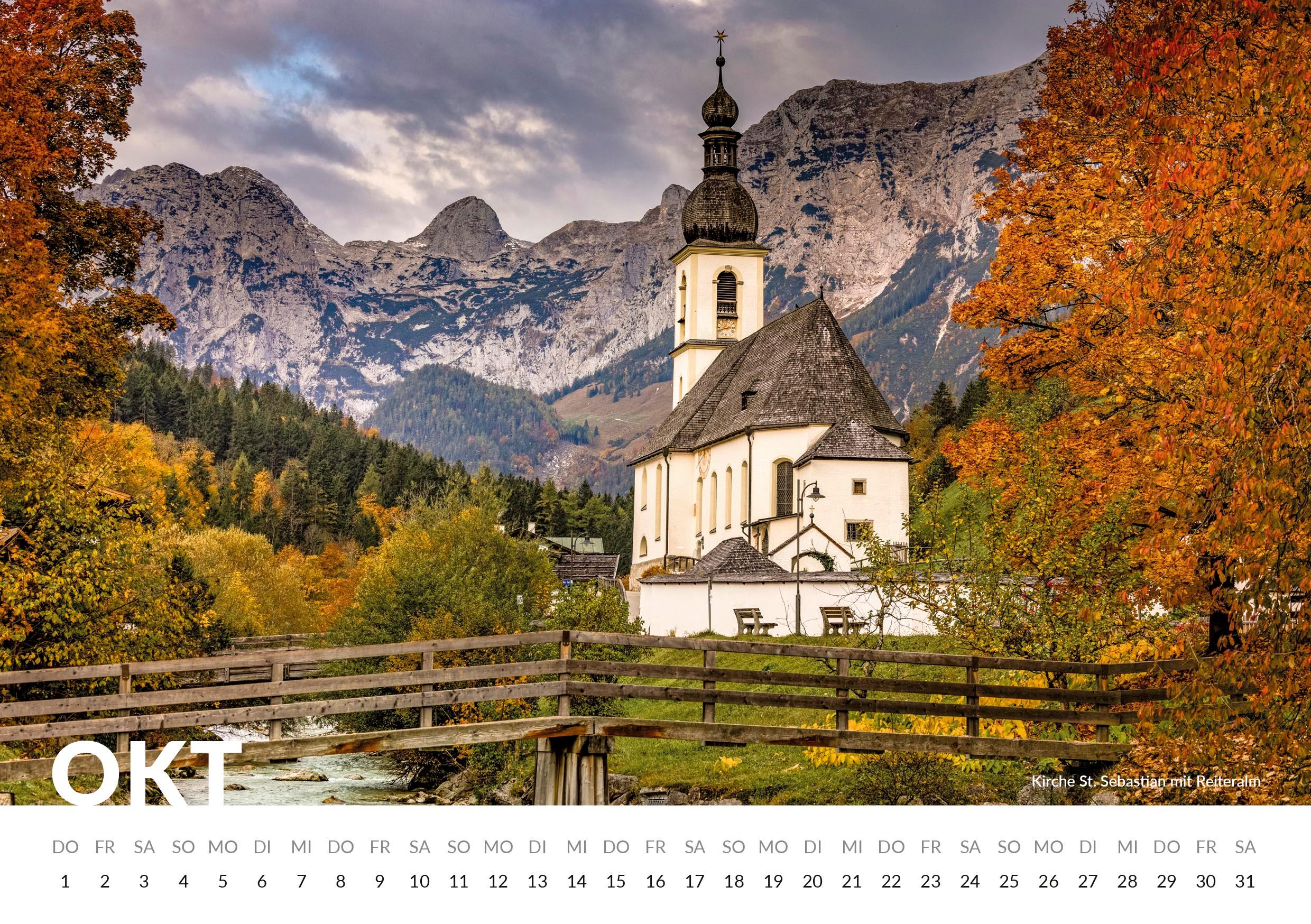 Beispielinhalt (Bild) Herrliches Berchtesgadener Land 2026