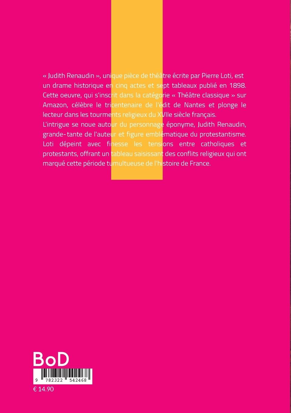 Rückseitencover Judith Renaudin