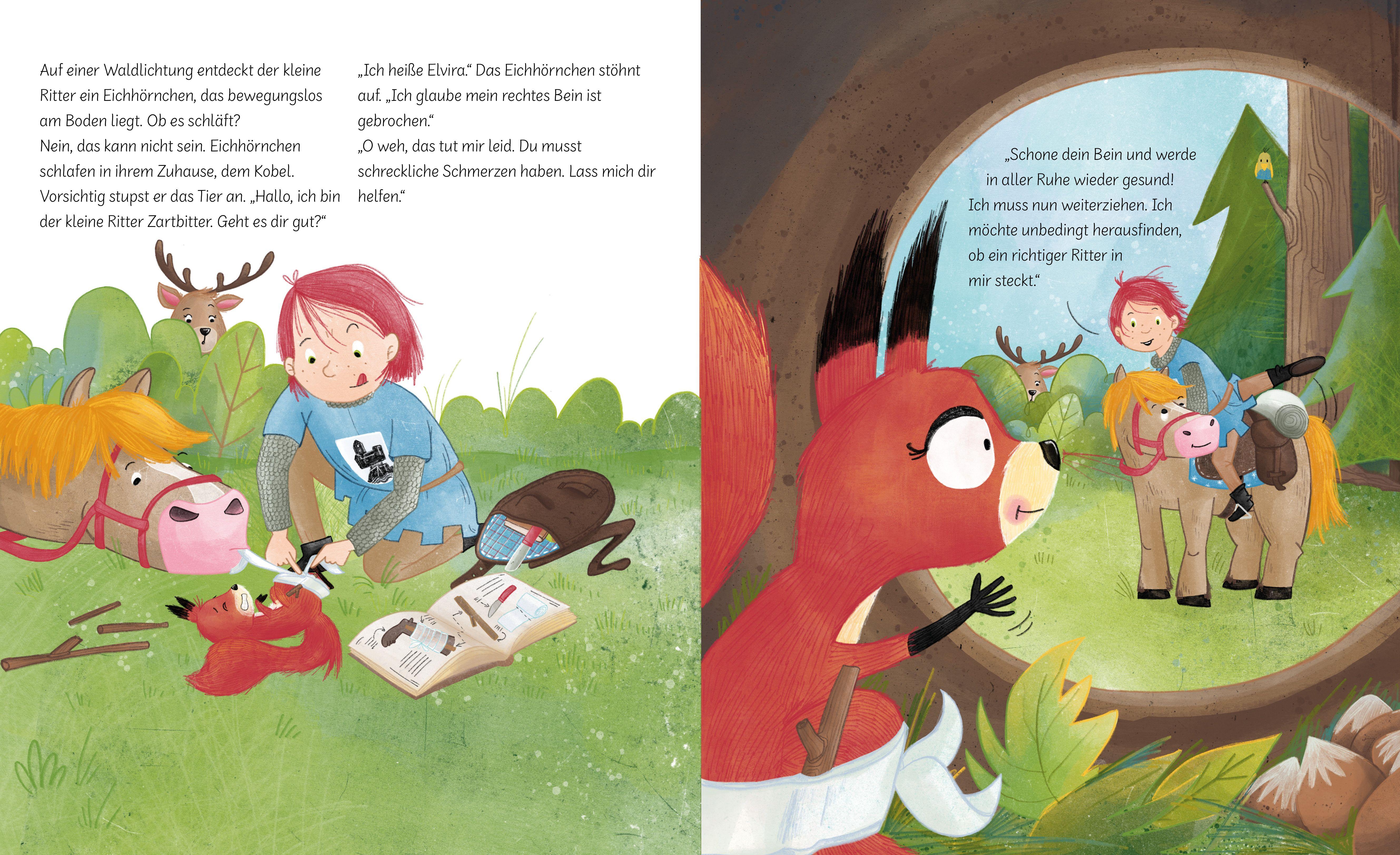 Beispielinhalt (Bild) Der kleine Ritter Zartbitter