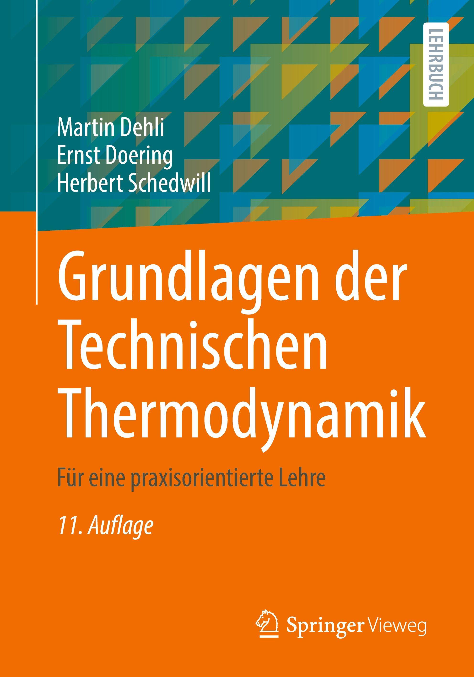 Vorderes Coverbild Grundlagen der Technischen Thermodynamik