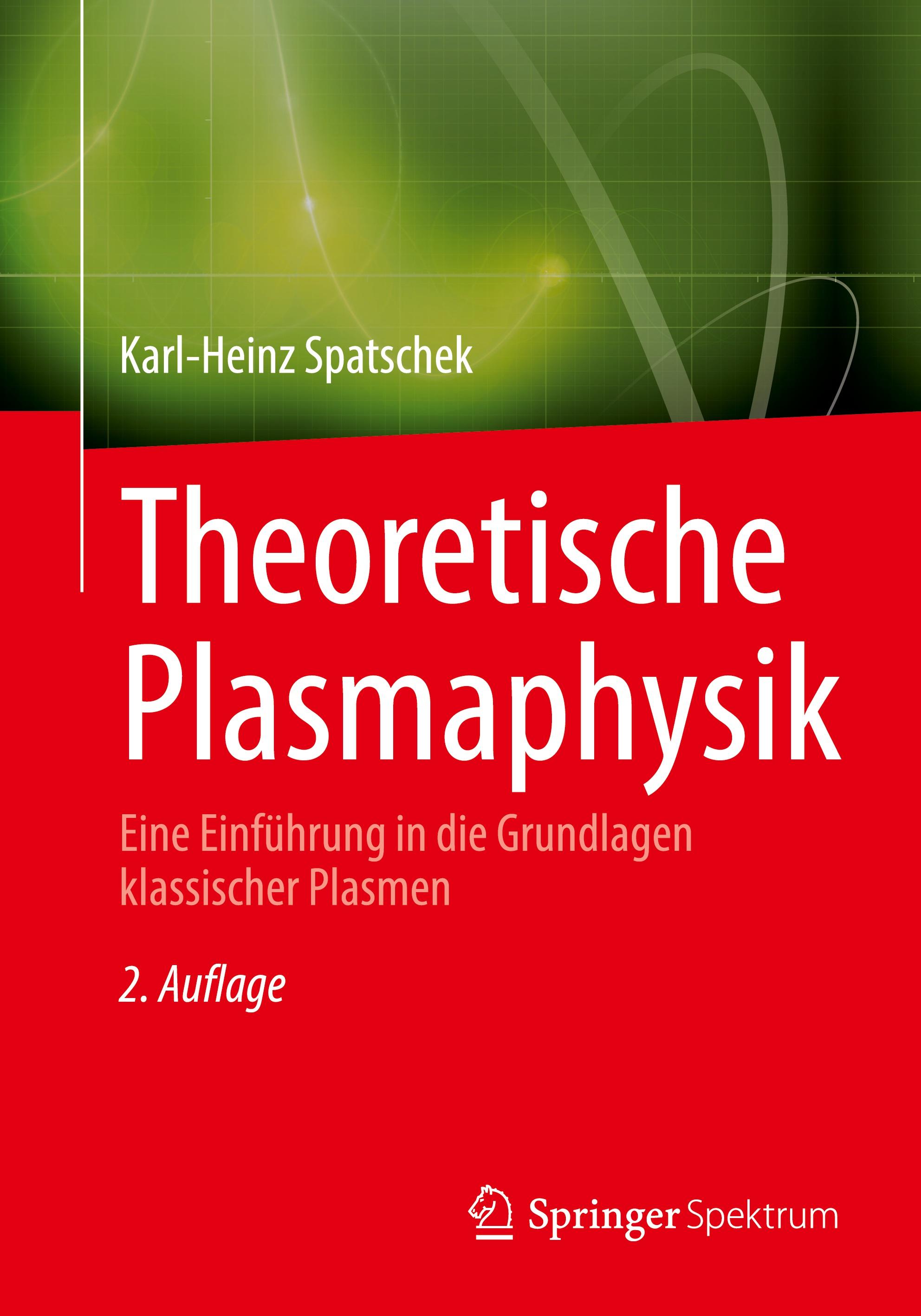 Vorderes Coverbild Theoretische Plasmaphysik