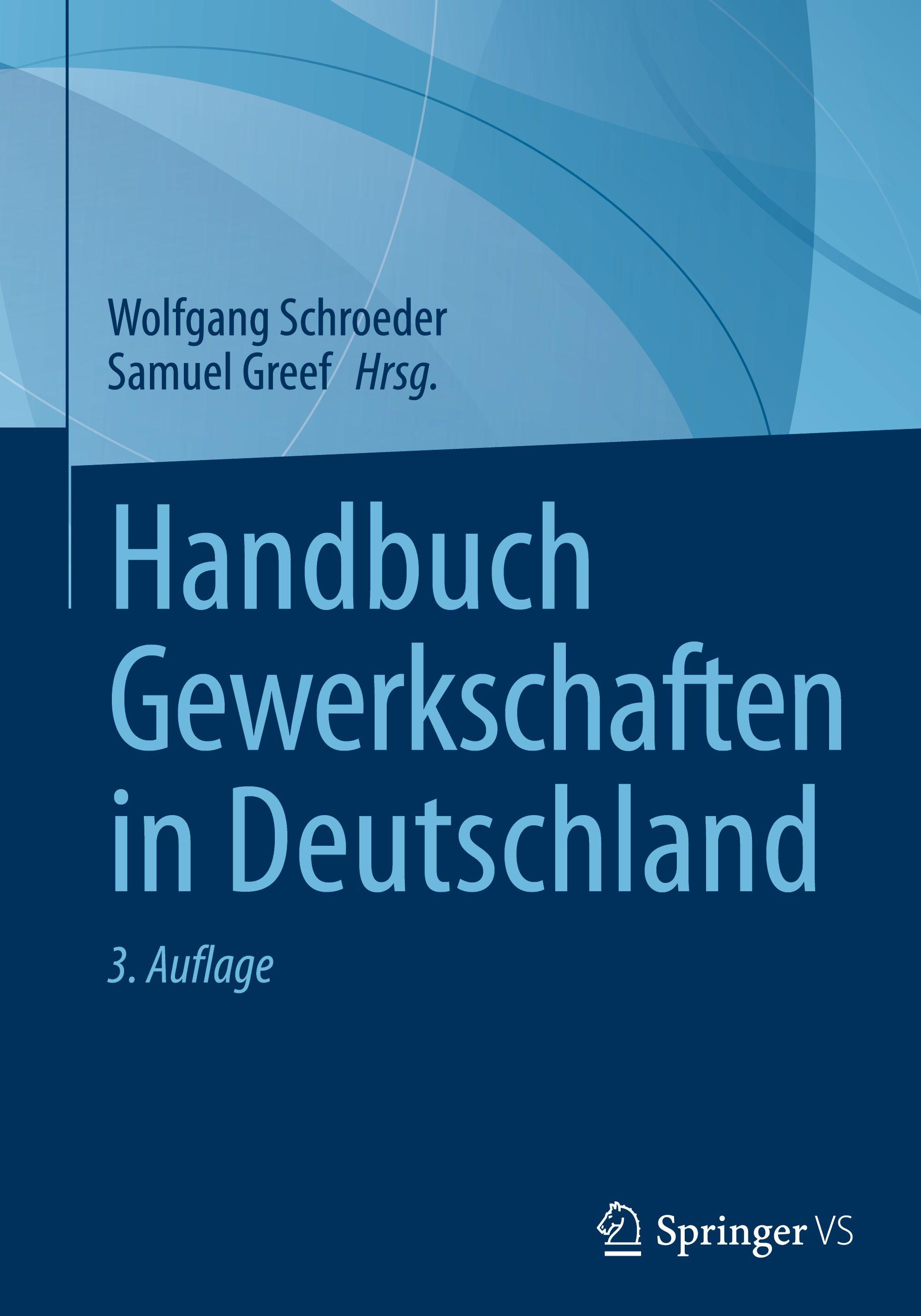 Vorderes Coverbild Handbuch Gewerkschaften in Deutschland