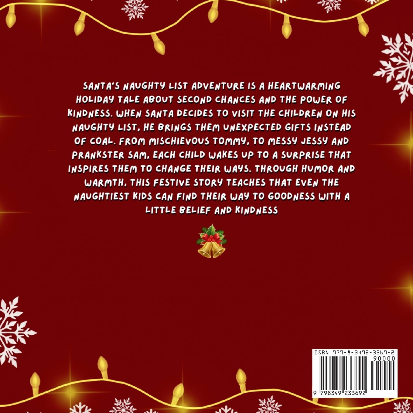 Rückseitencover Santa's Naughty List Adventure