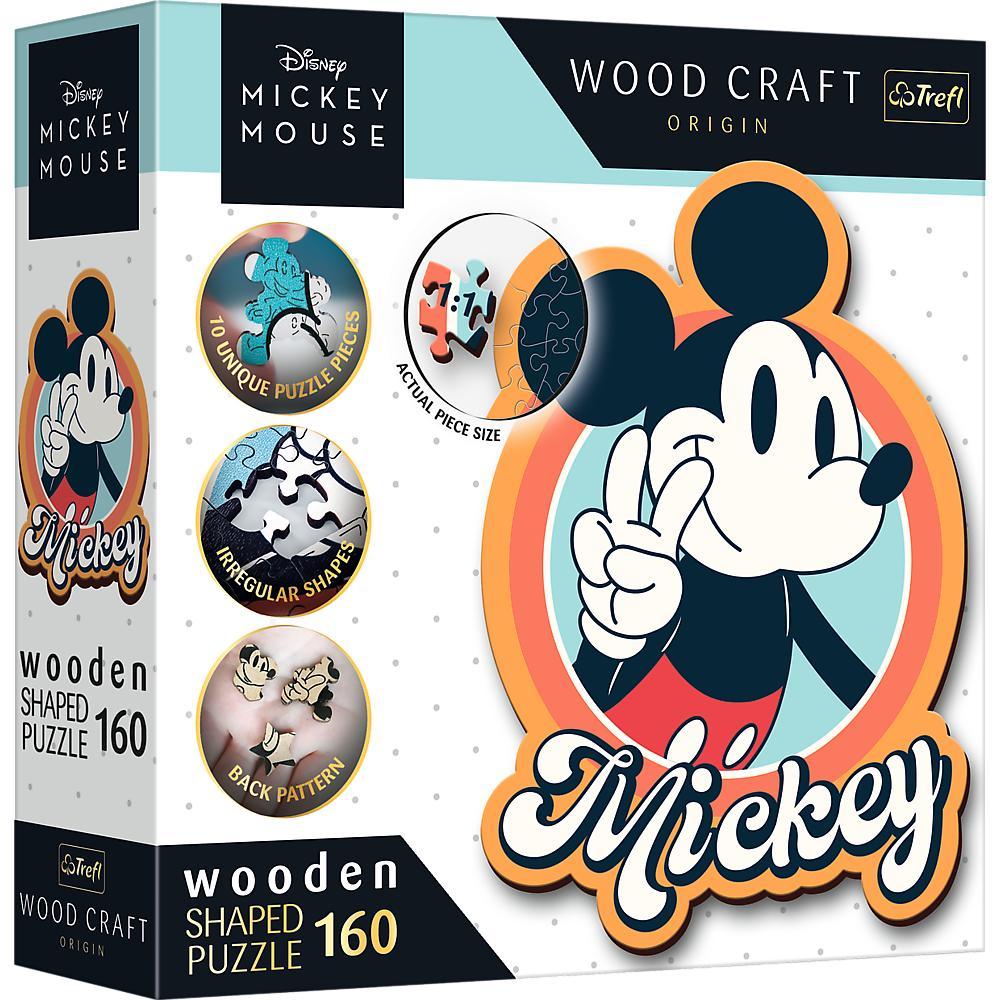 Vorderes Coverbild Holz Puzzles - "160" - Disney Retro Mickey Mouse
