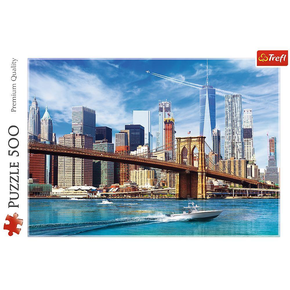 Beispielinhalt (Bild) Puzzles - "500" - Blick auf New York