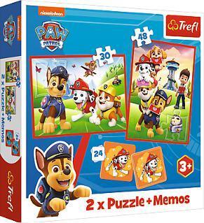 Vorderes Coverbild Puzzles - "2in1 + memos" - PAW Patrol