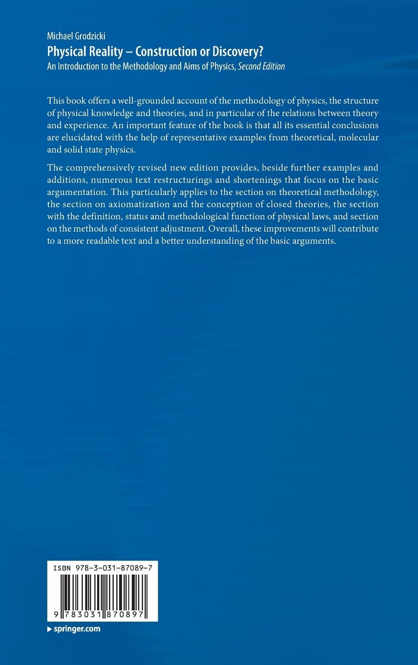 Rückseitencover Physical Reality - Construction or Discovery?