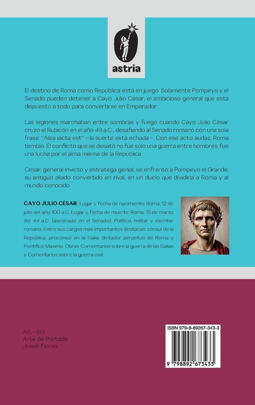 Rückseitencover Comentarios sobre la guerra civil (El destino de la República Romana está en juego)