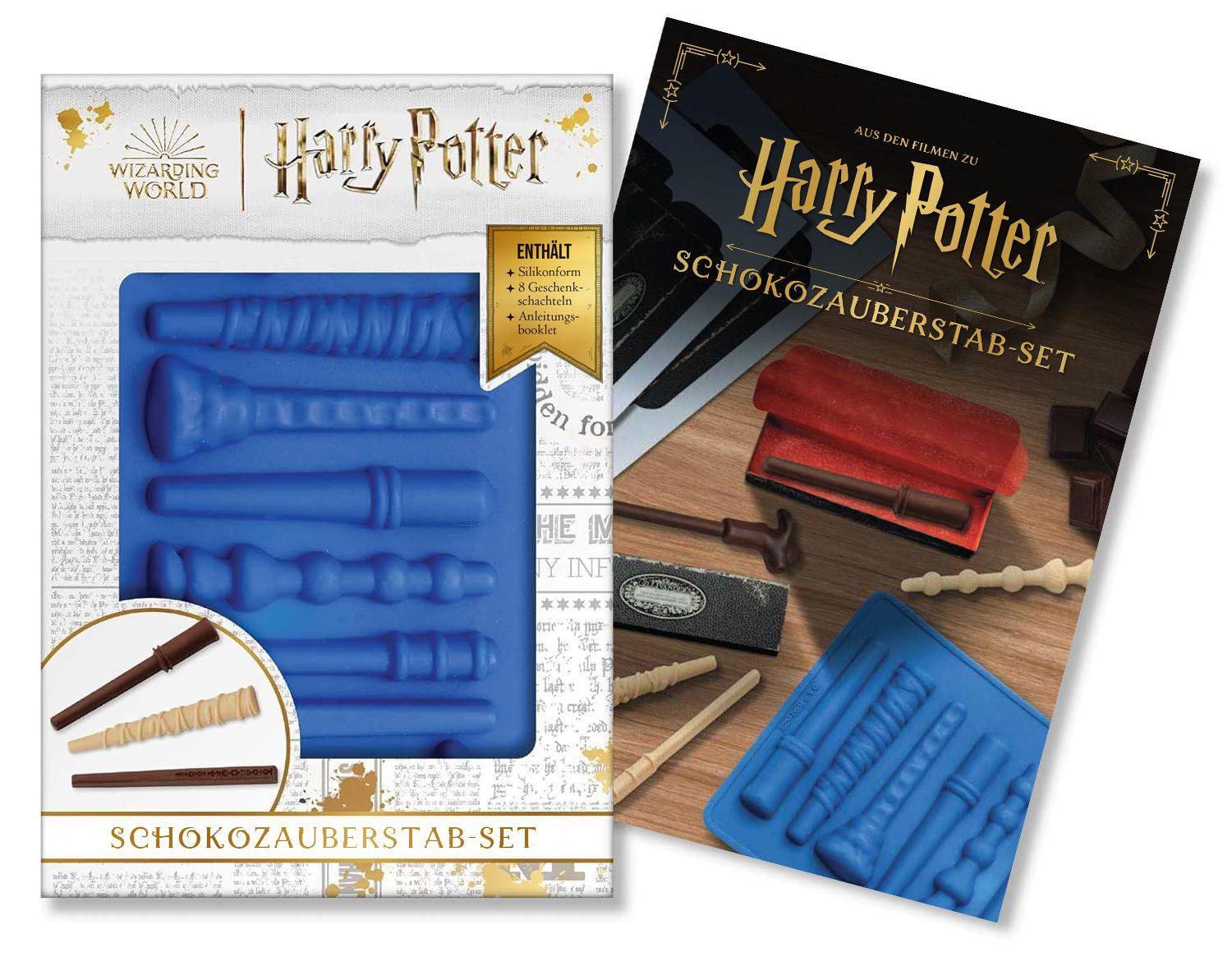 Beispielinhalt (Bild) Harry Potter: Schokozauberstab-Set
