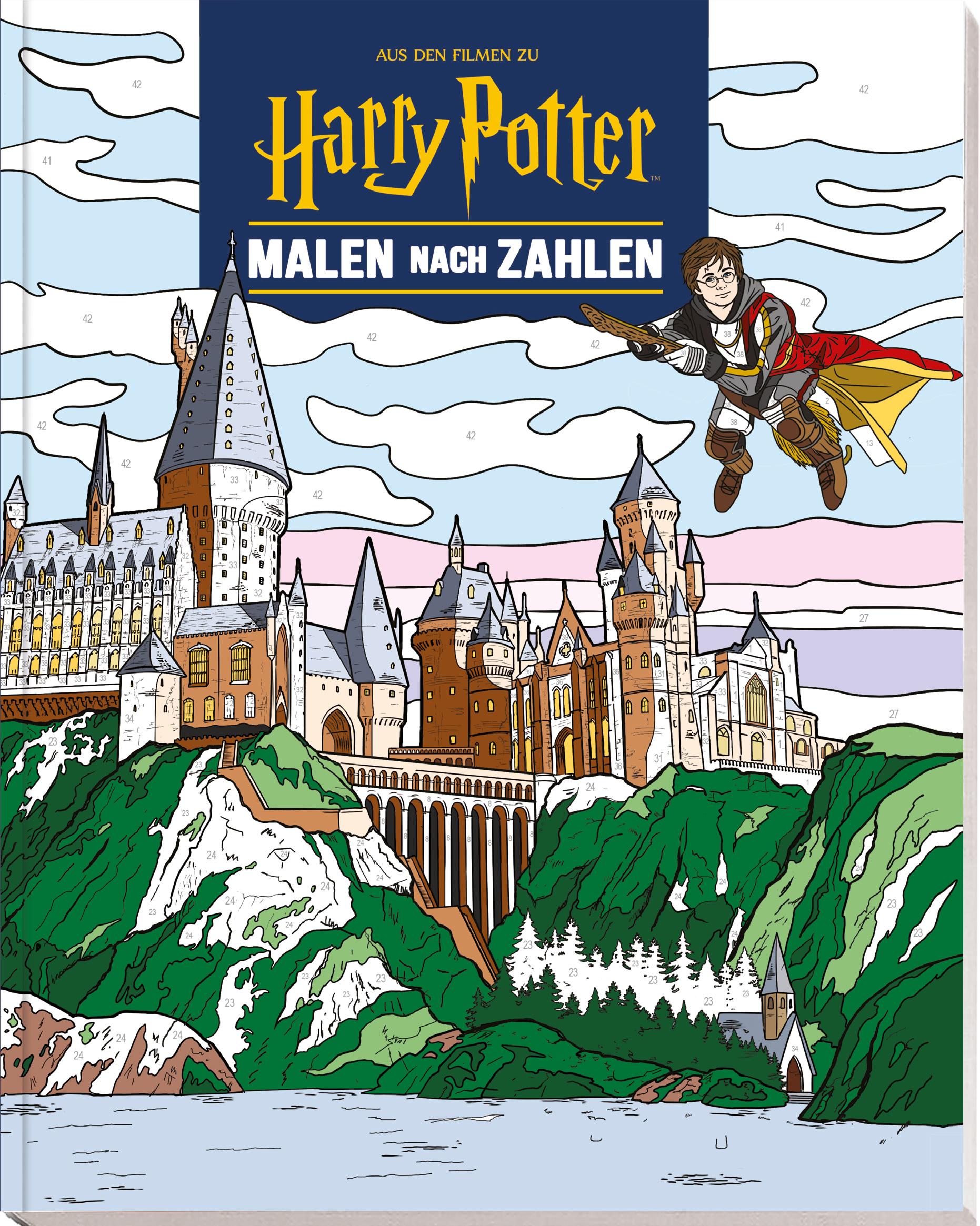 Vorderes Coverbild Aus den Filmen zu Harry Potter: Malen nach Zahlen