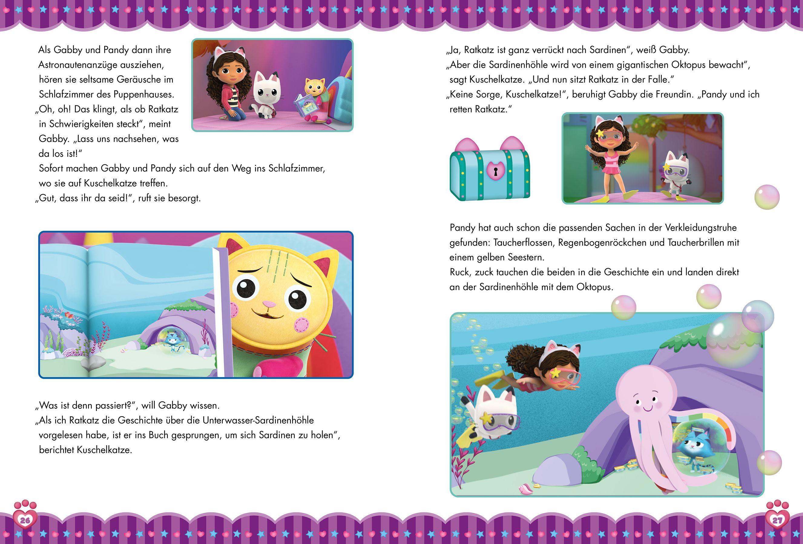Beispielinhalt (Bild) Gabby's Dollhouse: Die schönsten Geschichten zum Vorlesen