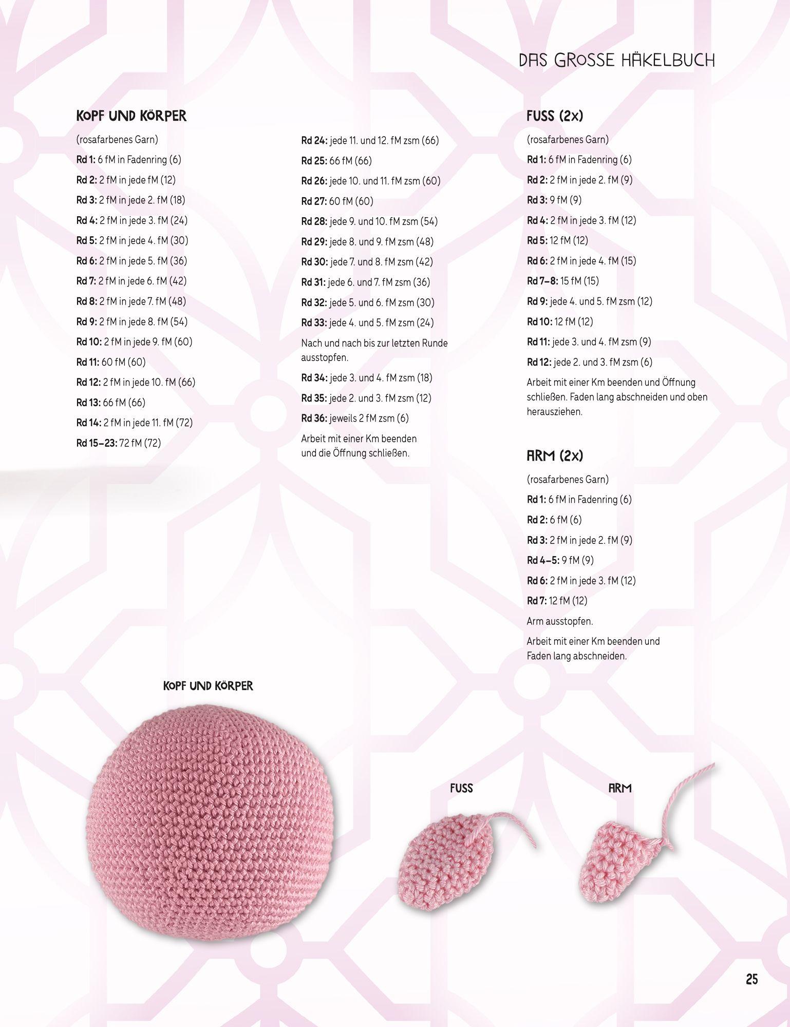 Beispielinhalt (Bild) Pokémon: Das große Häkelbuch