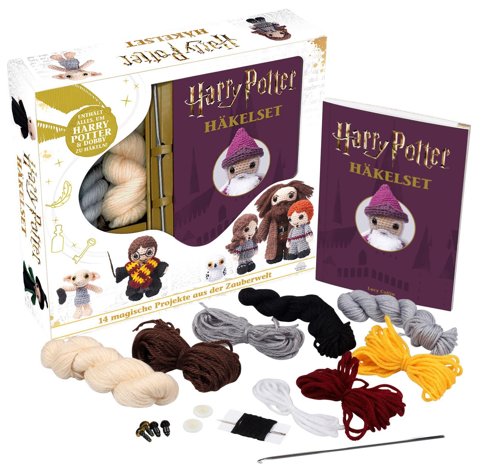 Beispielinhalt (Bild) Harry Potter: Häkelset - 14 magische Projekte aus der Zauberwelt