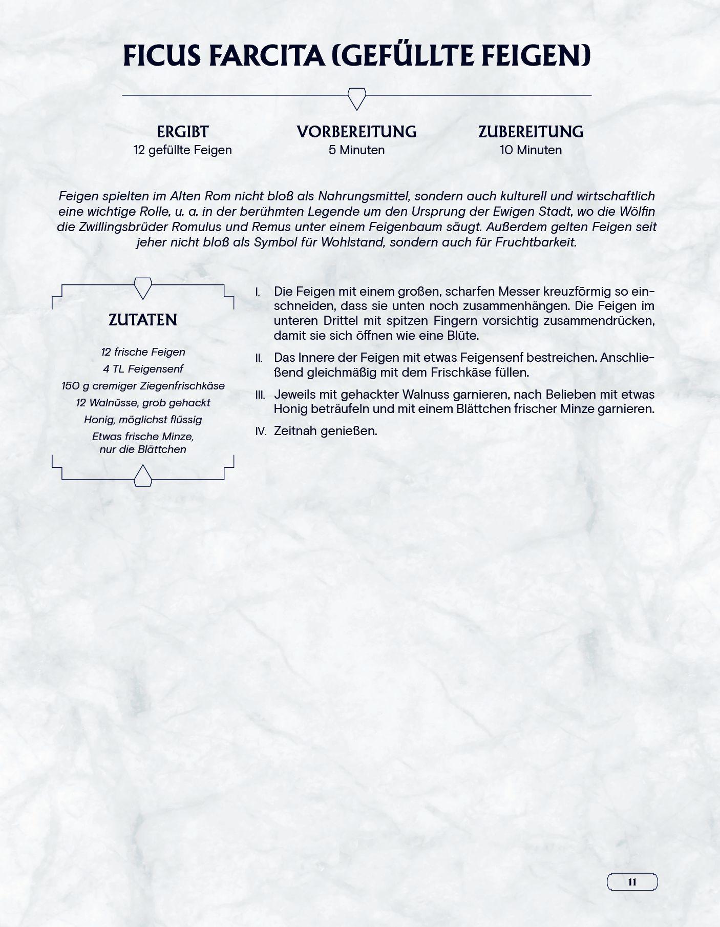 Beispielinhalt (Bild) Das offizielle Anno Kochbuch