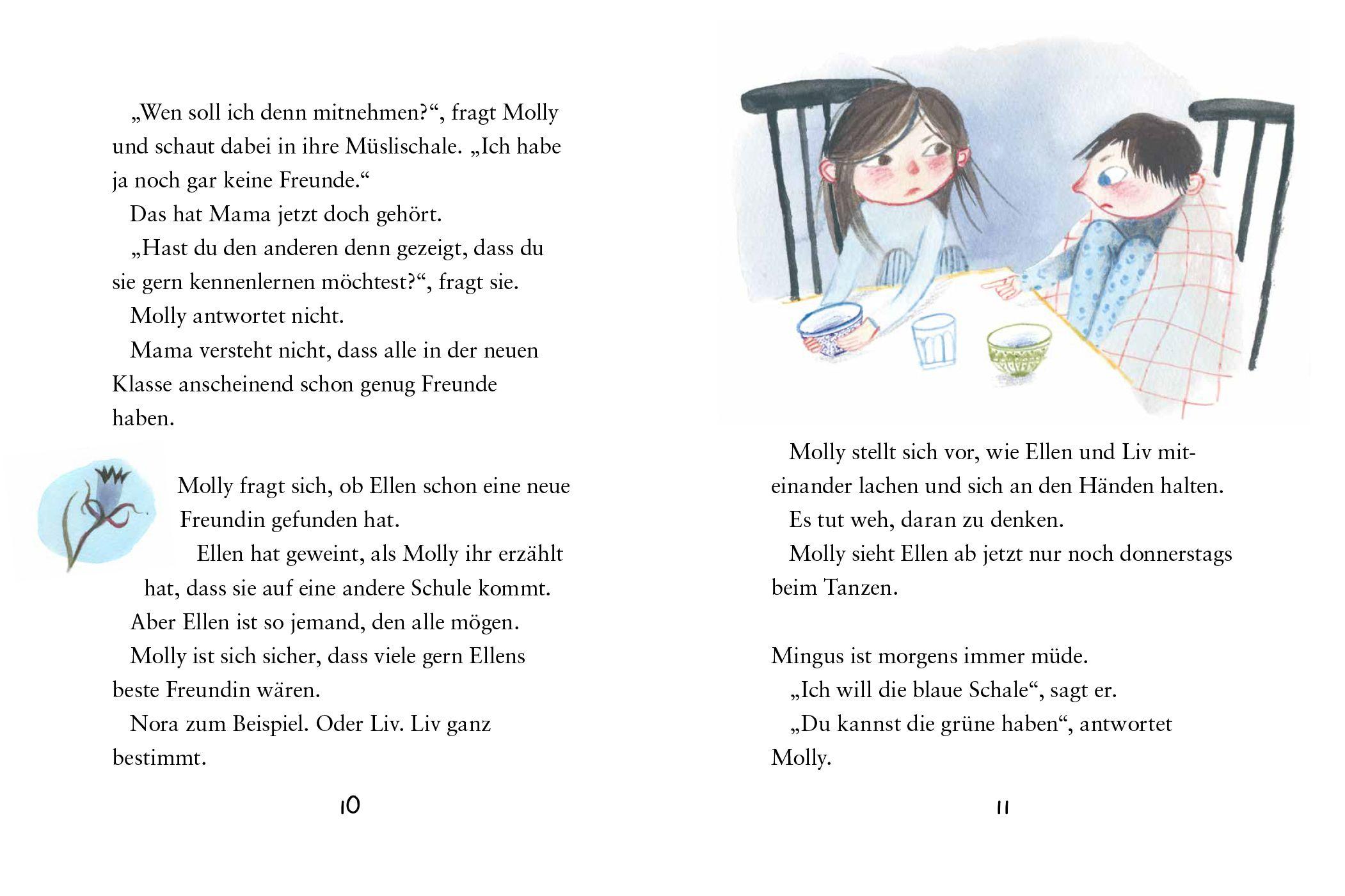 Beispielinhalt (Bild) Molly mittendrin - Die neue Schule