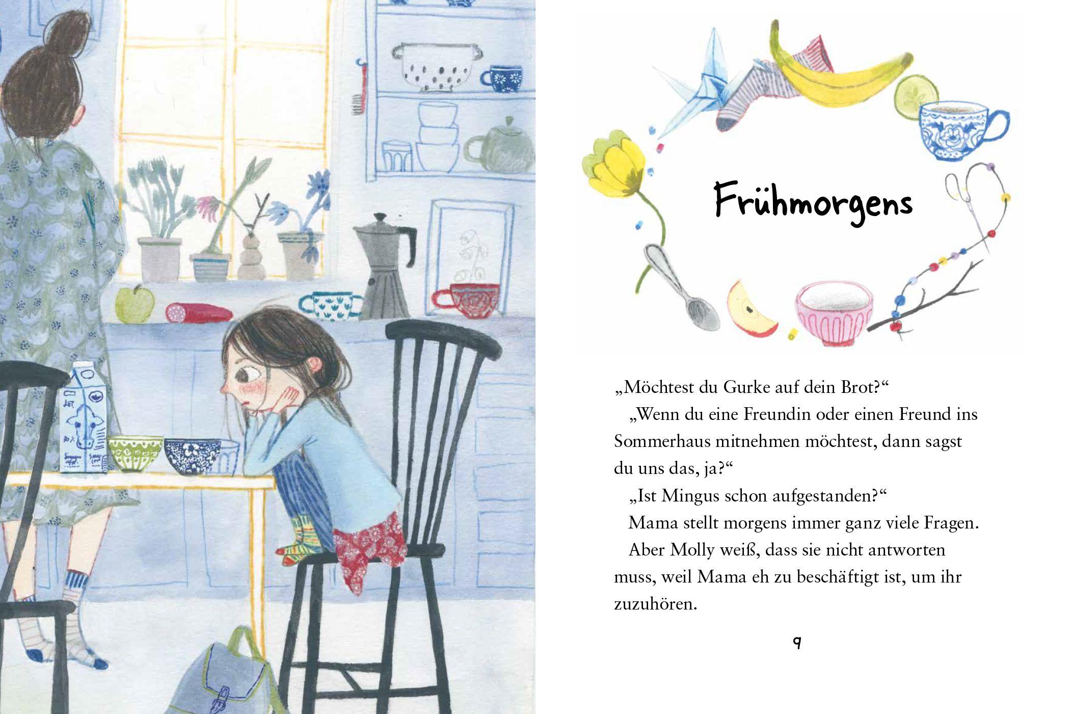 Beispielinhalt (Bild) Molly mittendrin - Die neue Schule