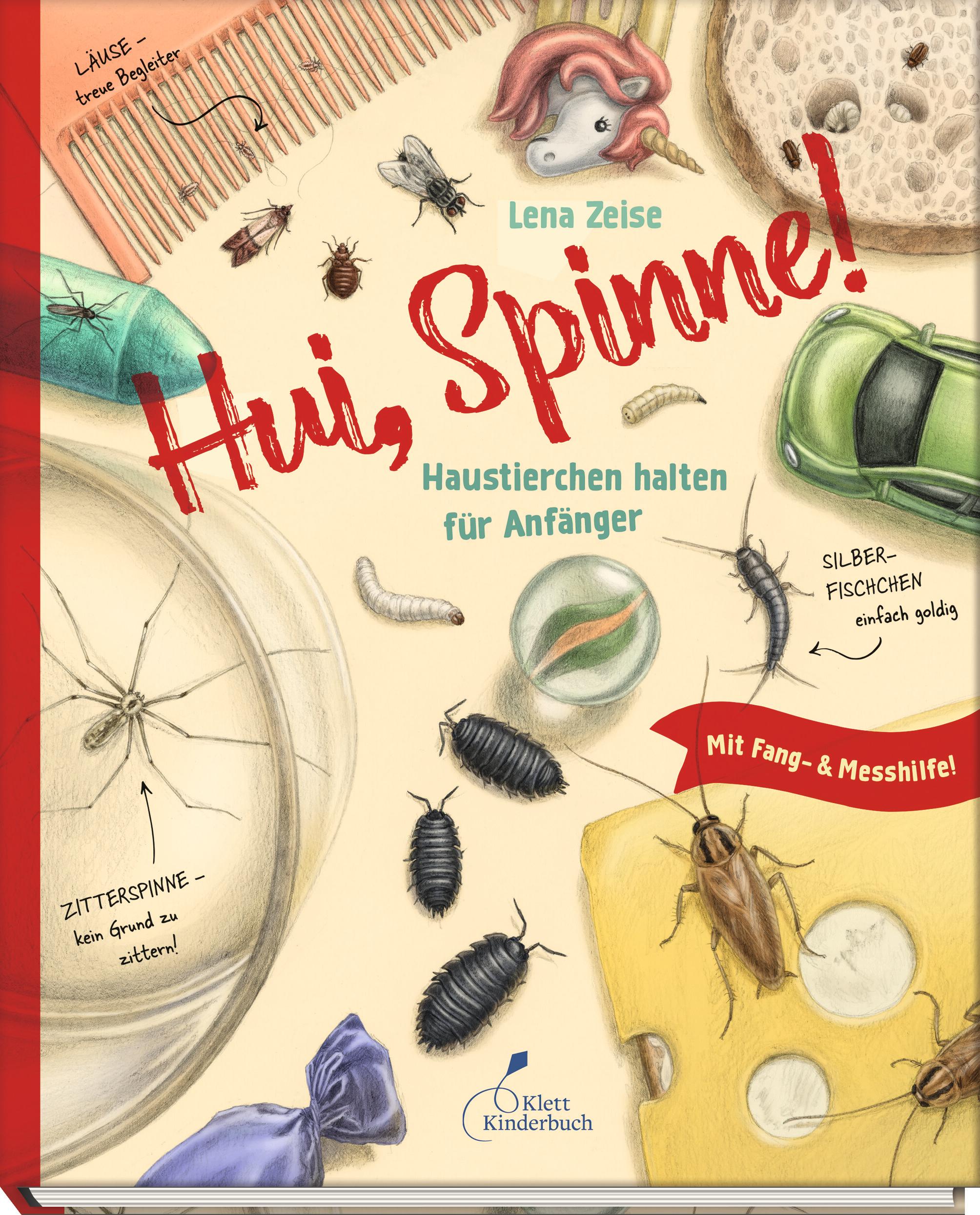 Vorderes Coverbild Hui, Spinne! Haustierchen halten für Anfänger