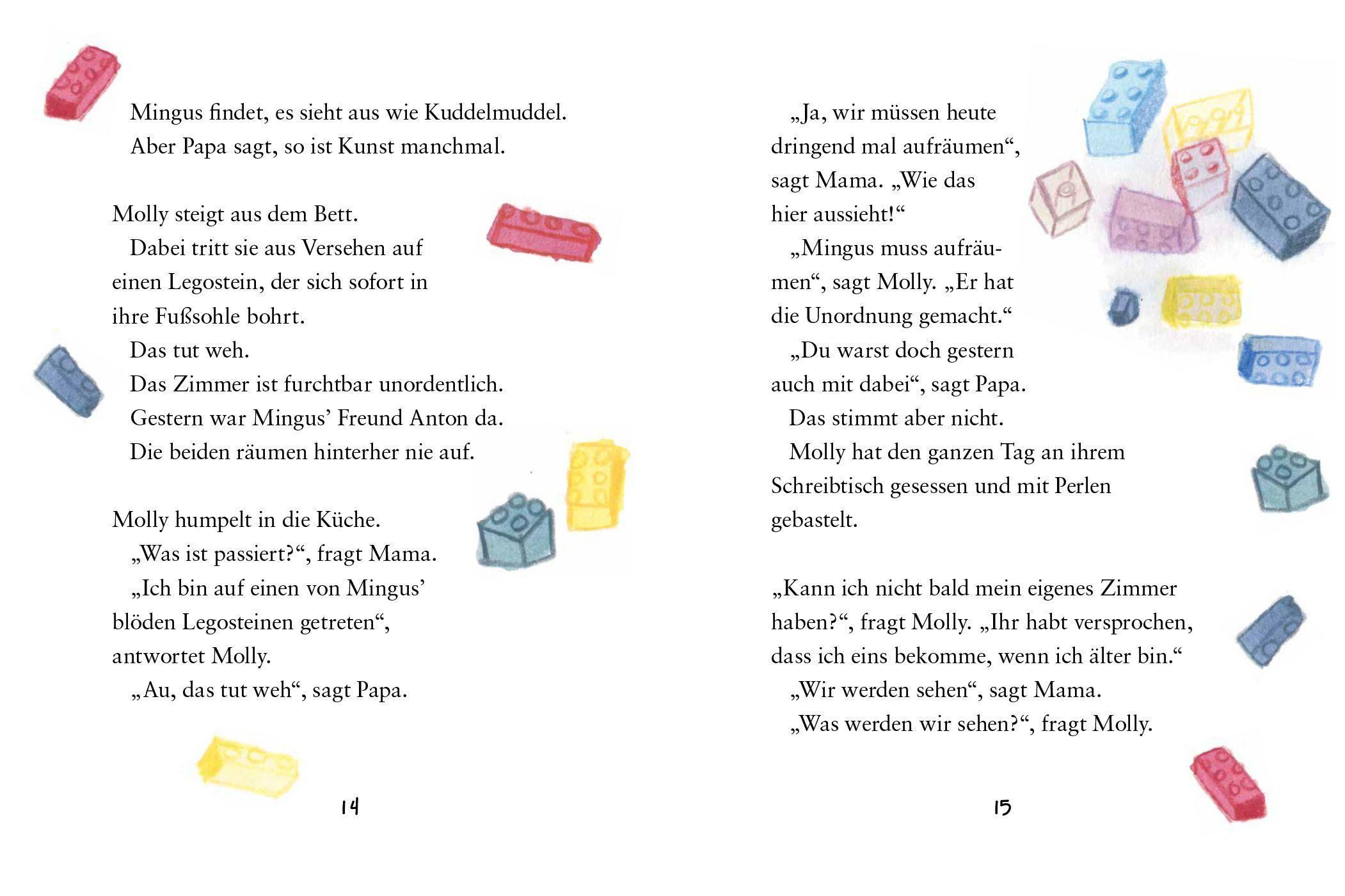 Beispielinhalt (Bild) Molly mittendrin - Ein eigenes Zimmer