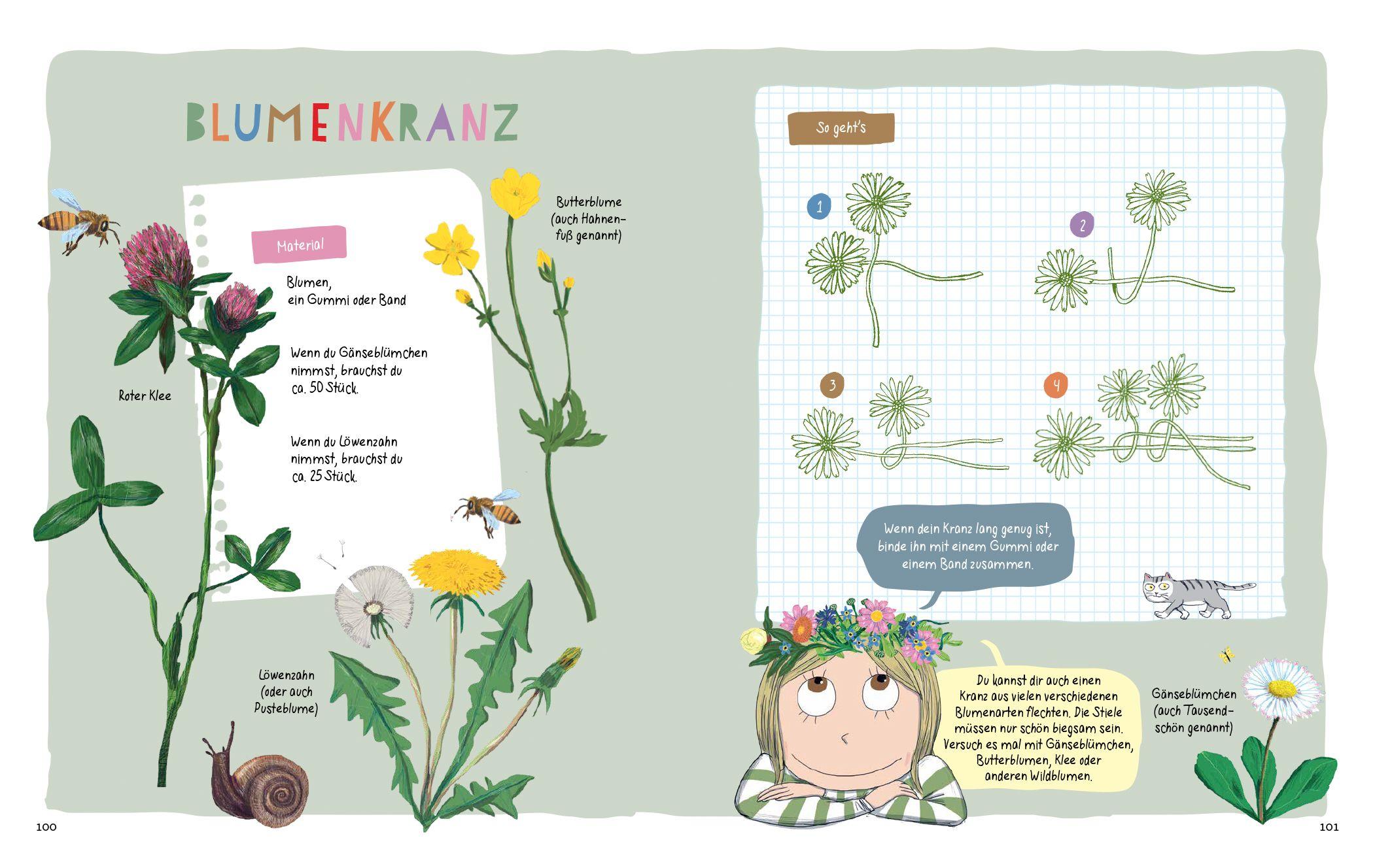 Beispielinhalt (Bild) Mira macht Sachen - #basteln #stricken #bauen #kreativsein #zeichnen #nähen