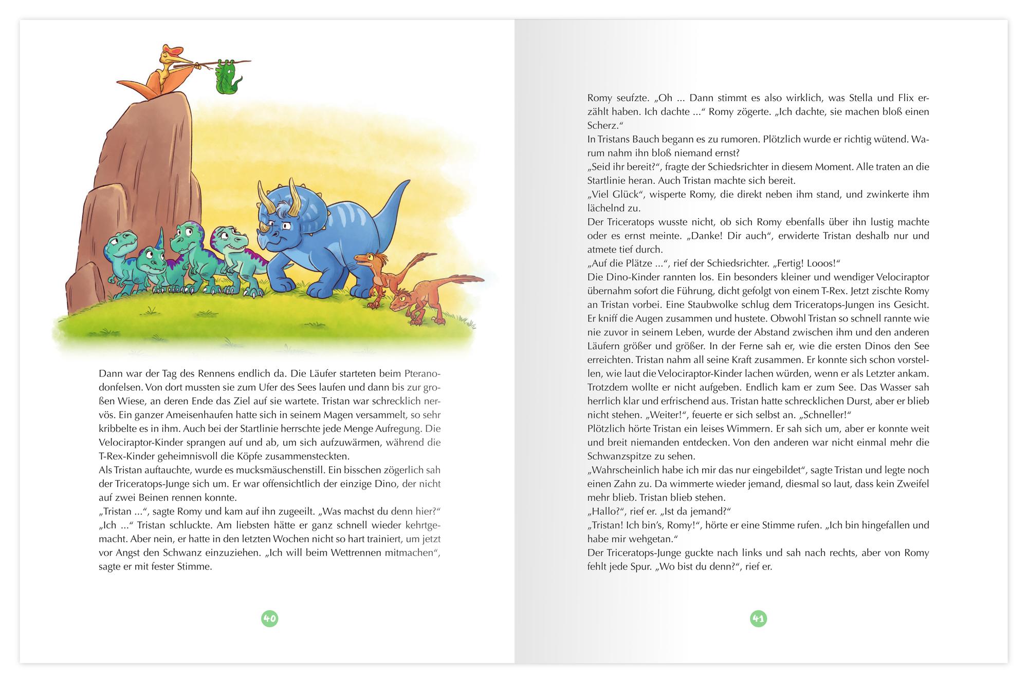 Beispielinhalt (Bild) Die tollsten Dinogeschichten