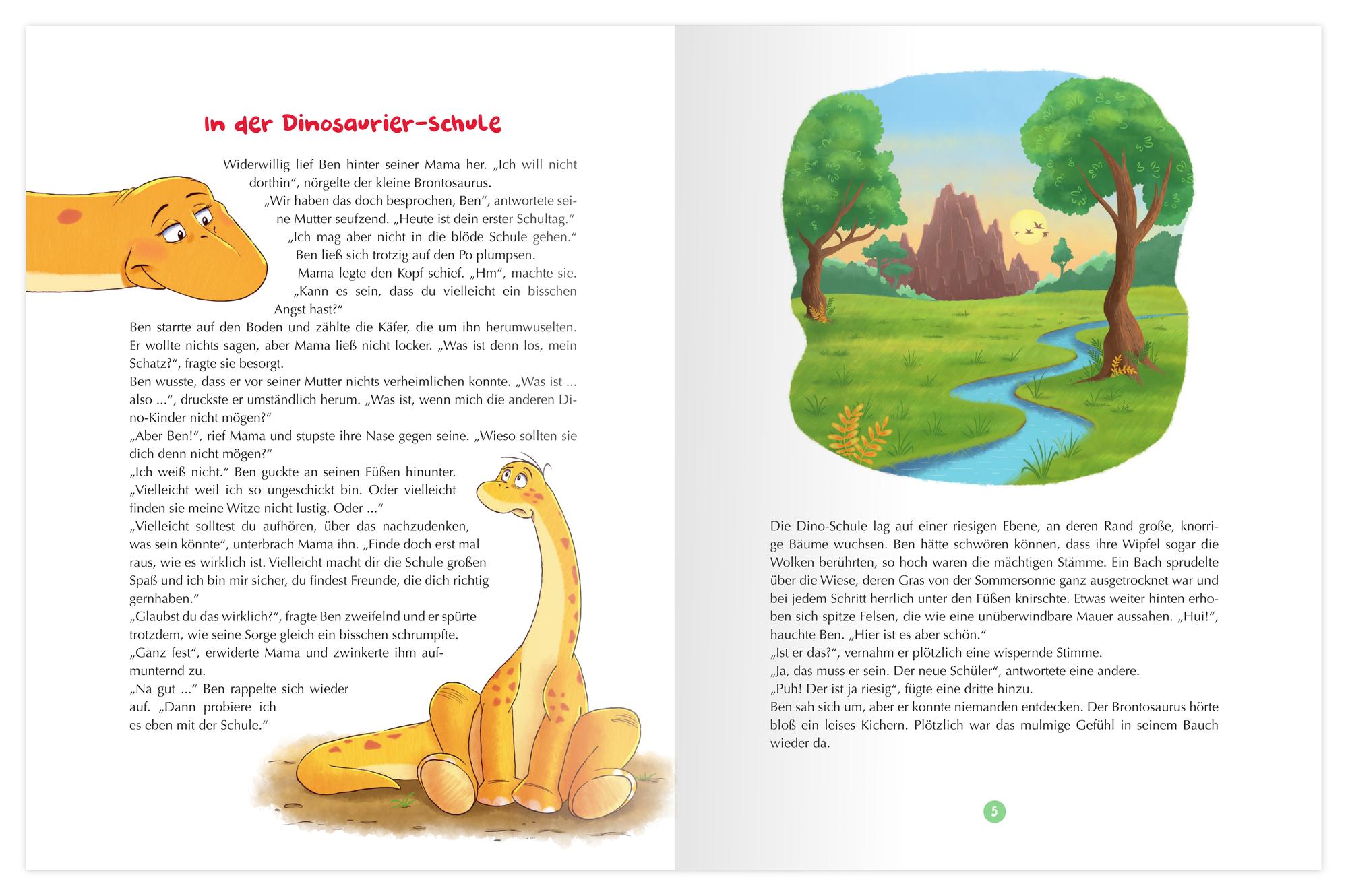 Beispielinhalt (Bild) Die tollsten Dinogeschichten