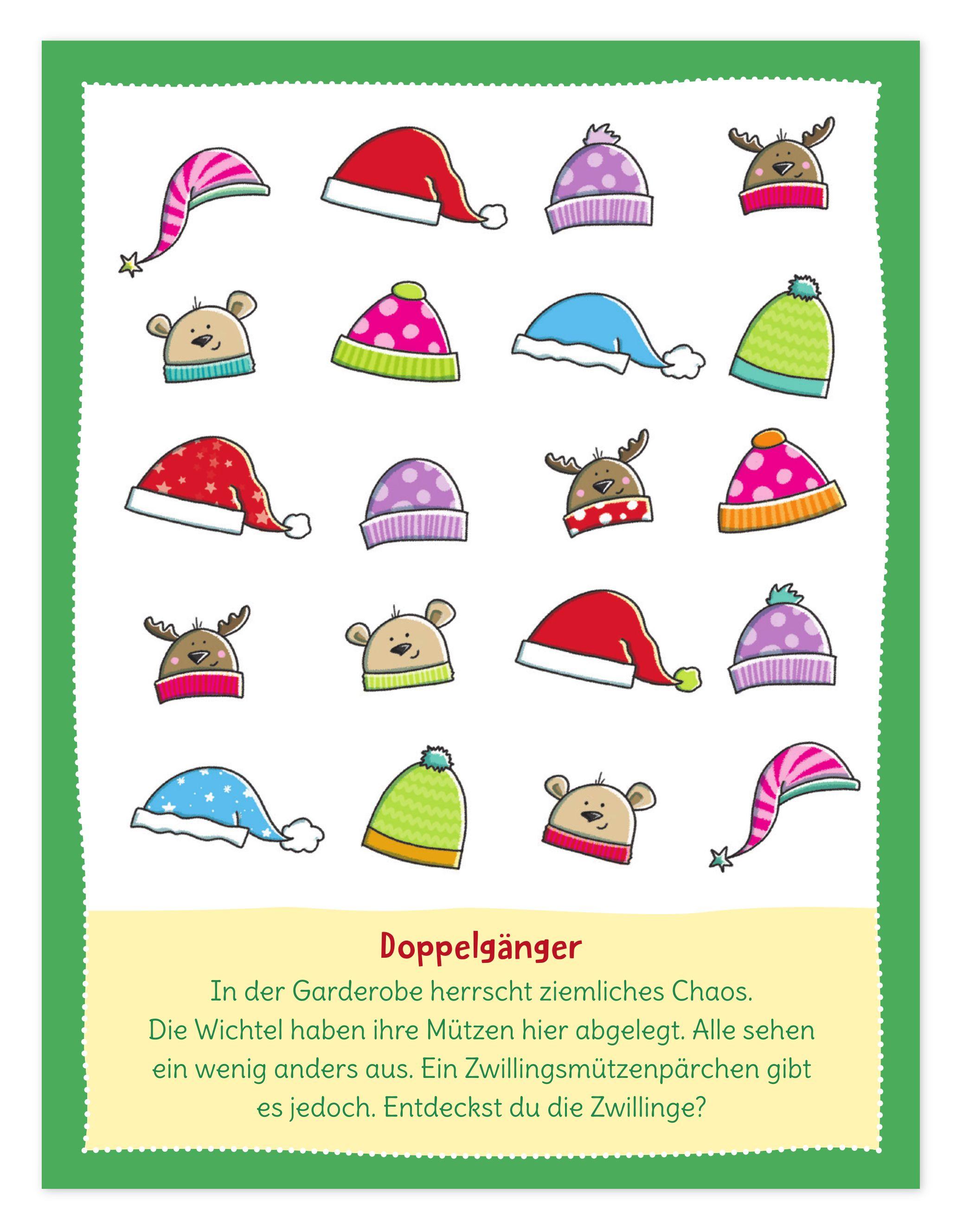 Beispielinhalt (Bild) Mein großer Rätselblock Weihnachten 2