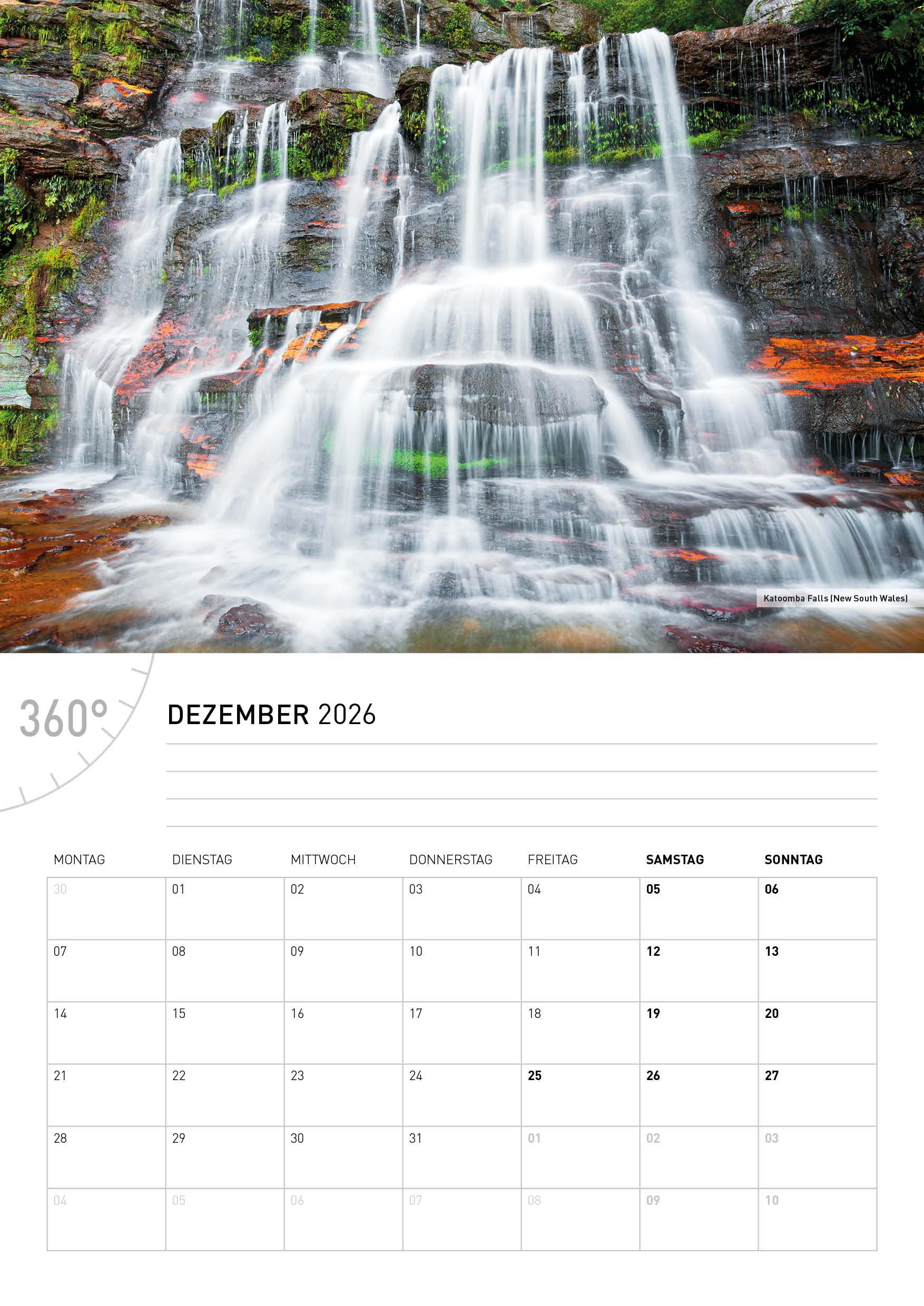 Beispielinhalt (Bild) Australien Broschürenkalender 2026