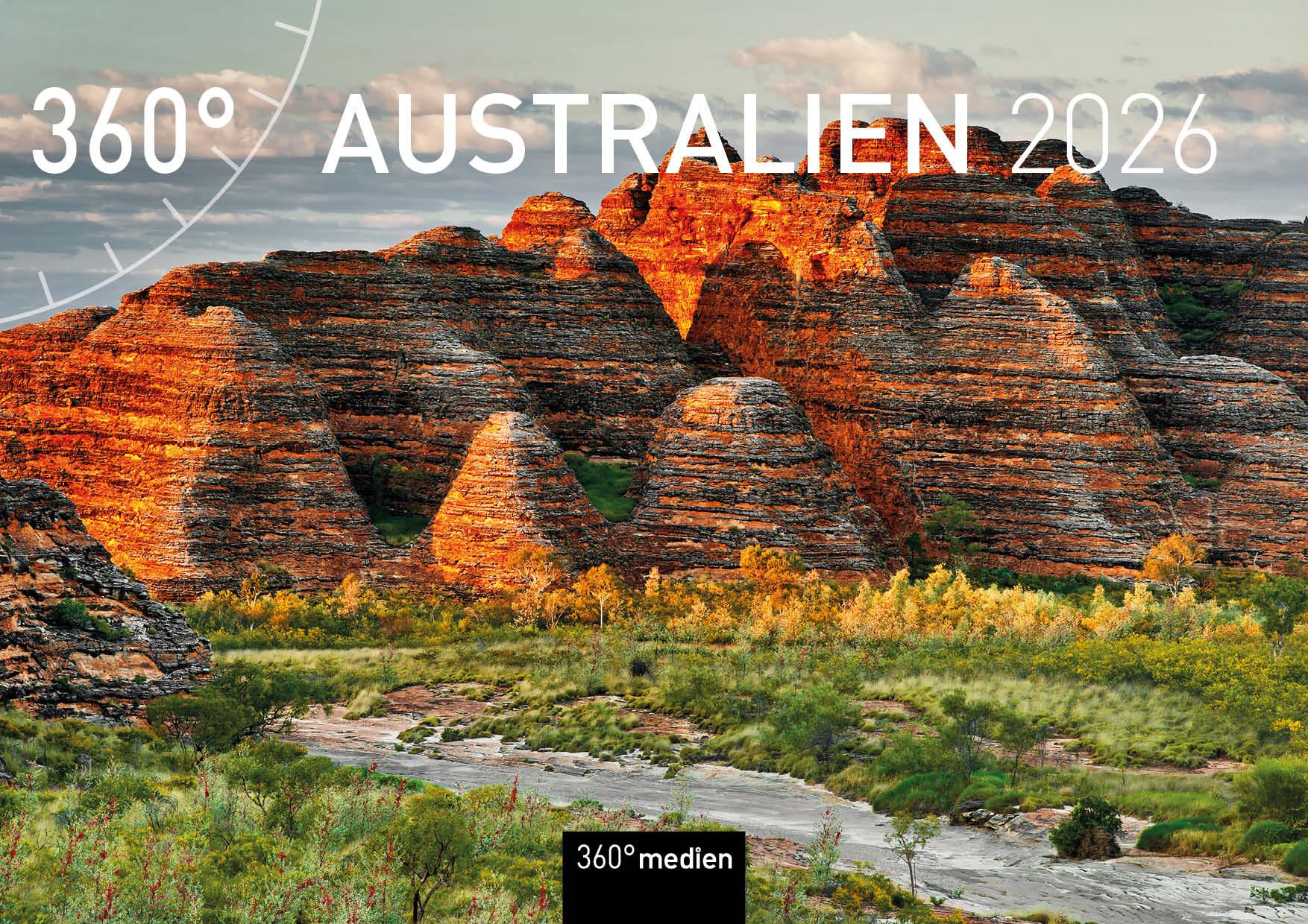 Vorderes Coverbild Australien Broschürenkalender 2026