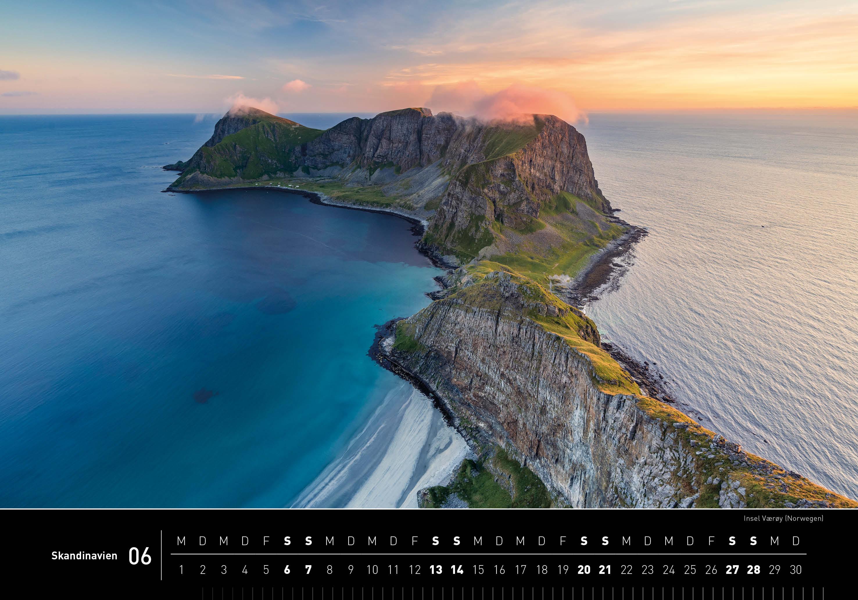 Beispielinhalt (Bild) Skandinavien Premiumkalender 2026