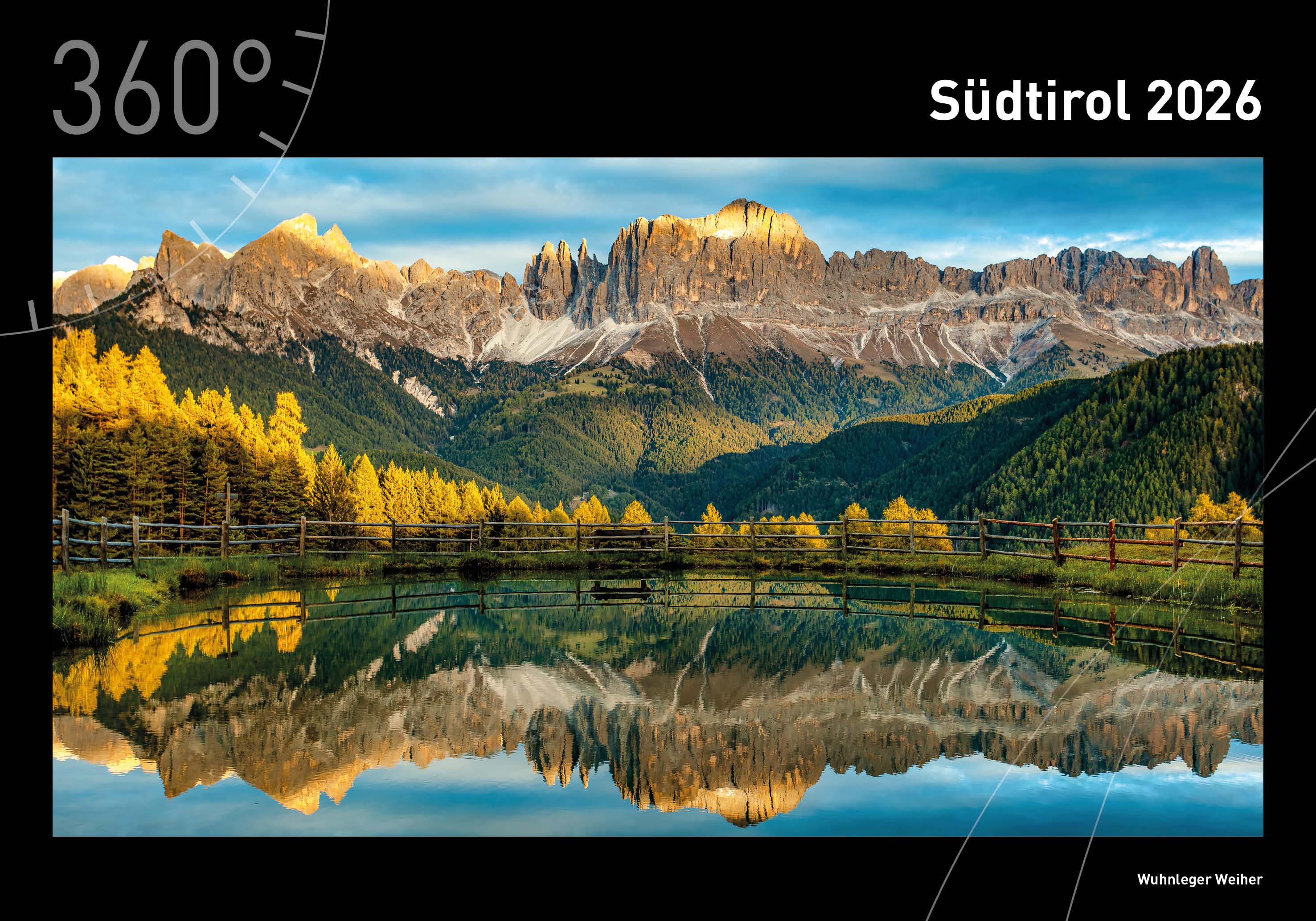 Vorderes Coverbild Südtirol Premiumkalender 2026