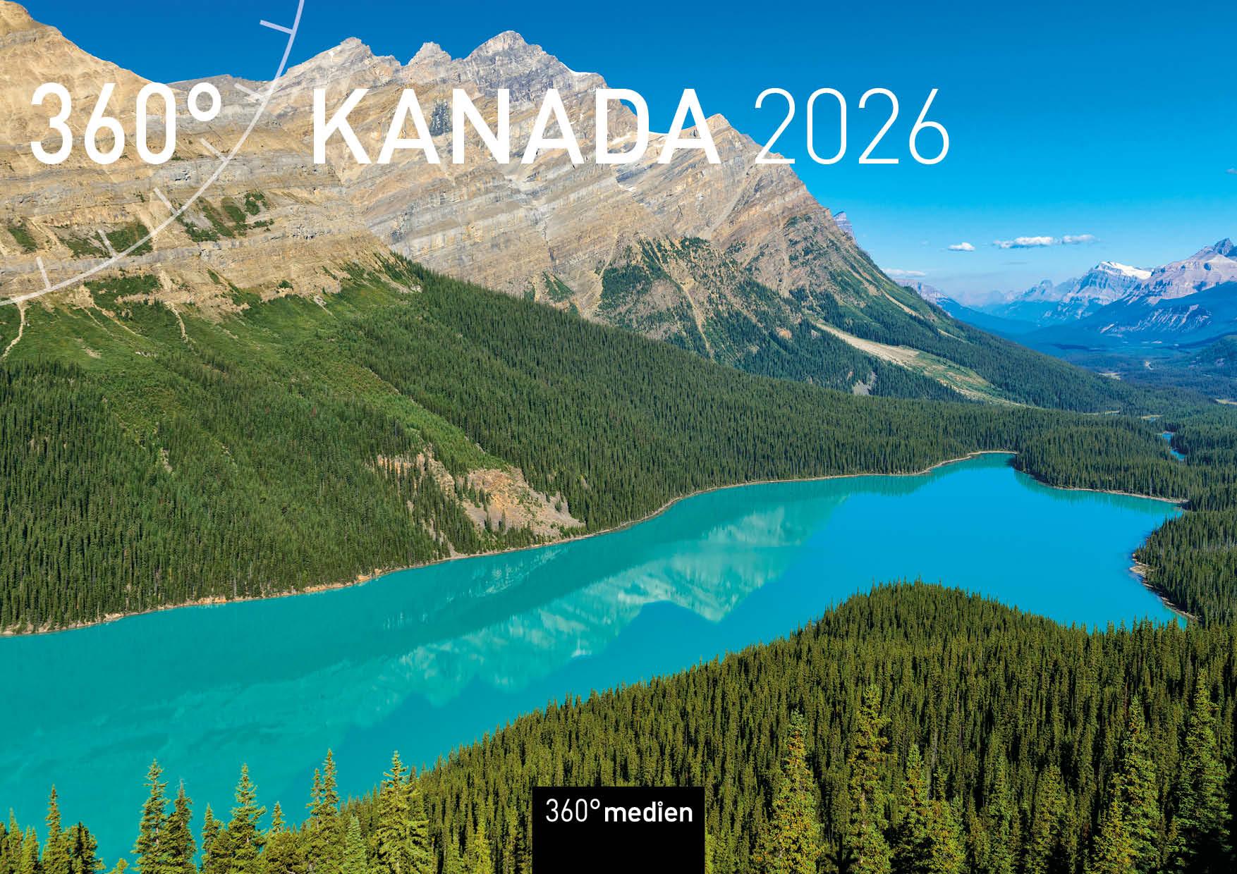 Vorderes Coverbild Kanada Broschürenkalender 2026