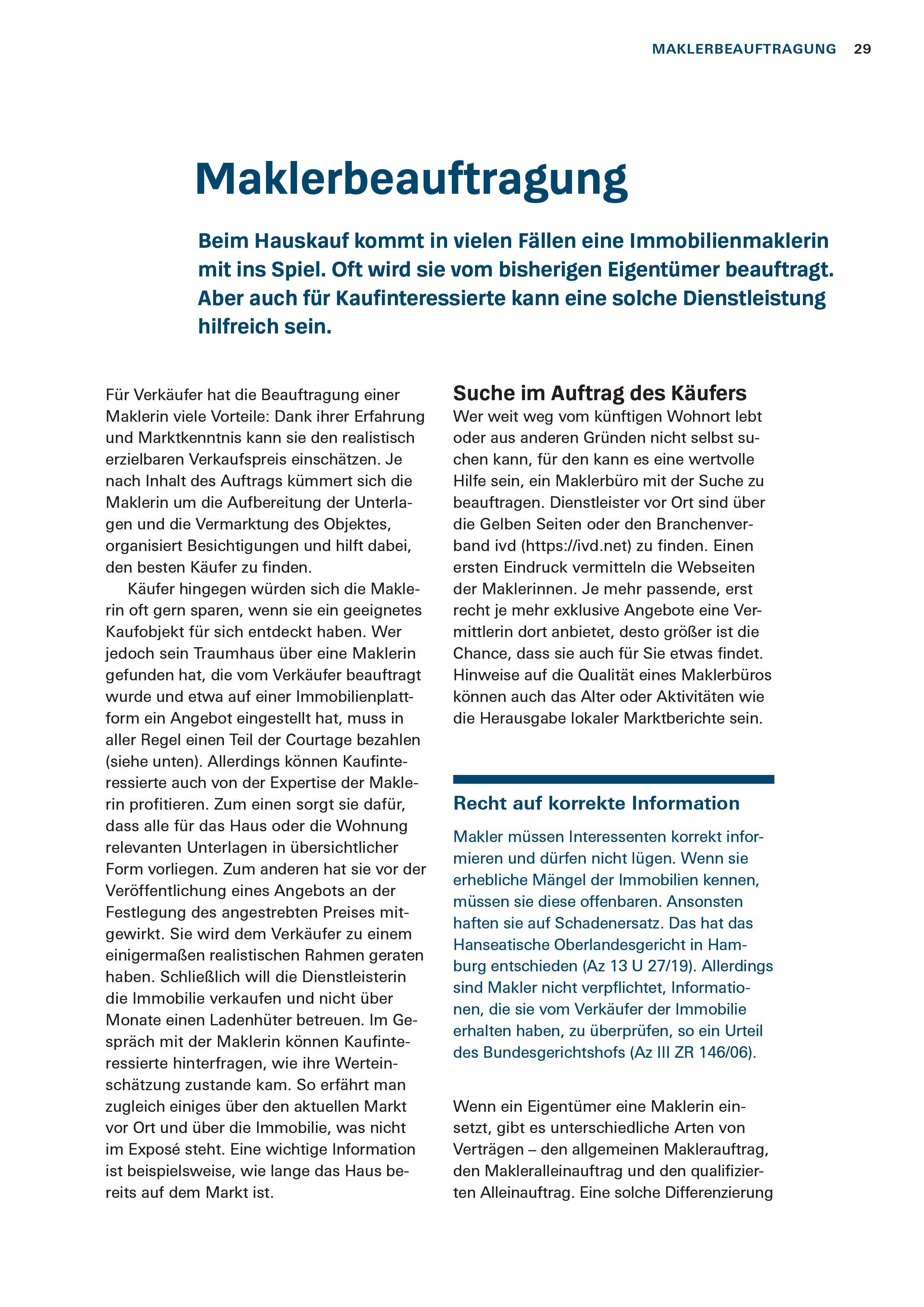 Beispielinhalt (Bild) Immobilienkauf - Das Set