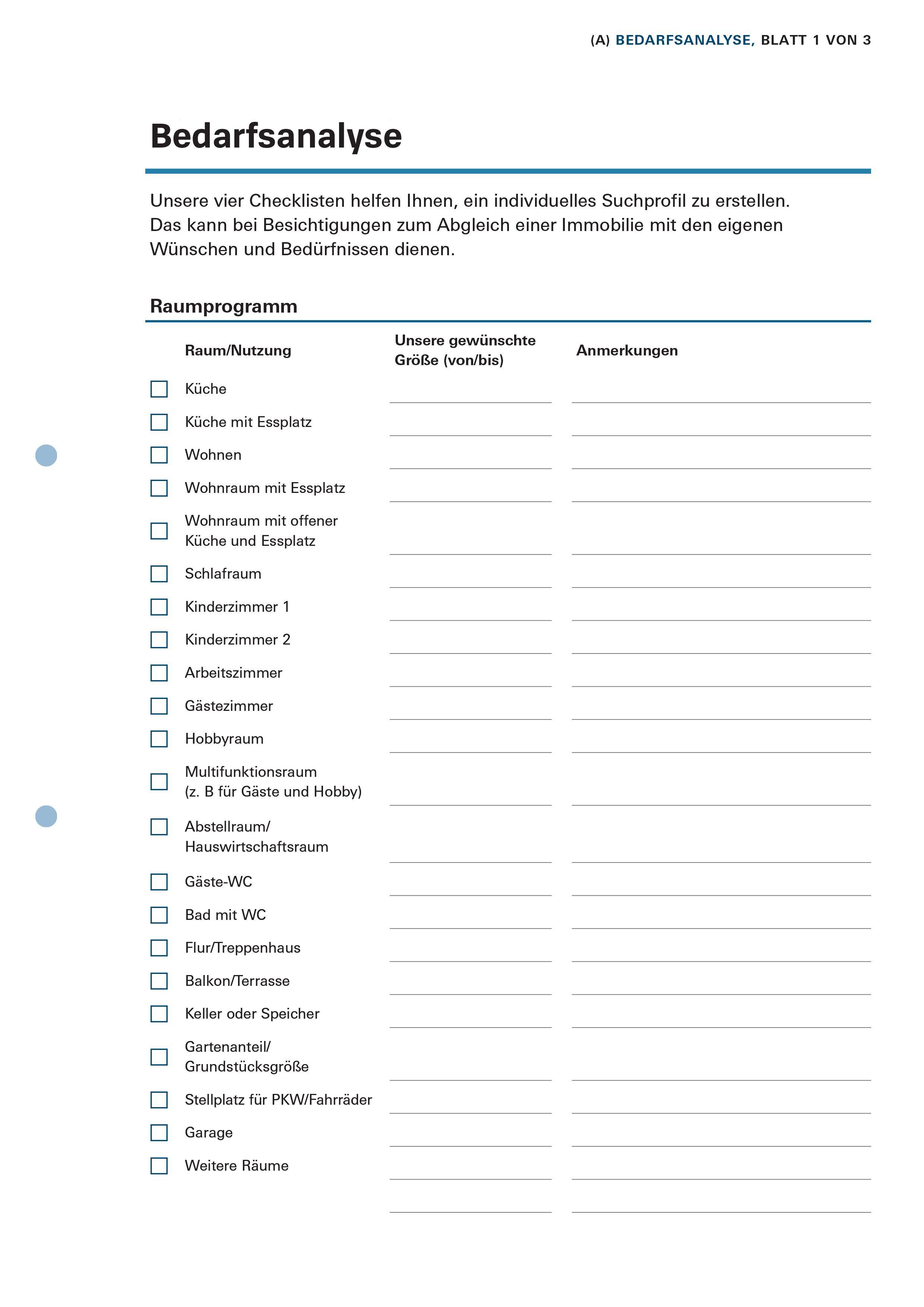 Beispielinhalt (Bild) Immobilienkauf - Das Set