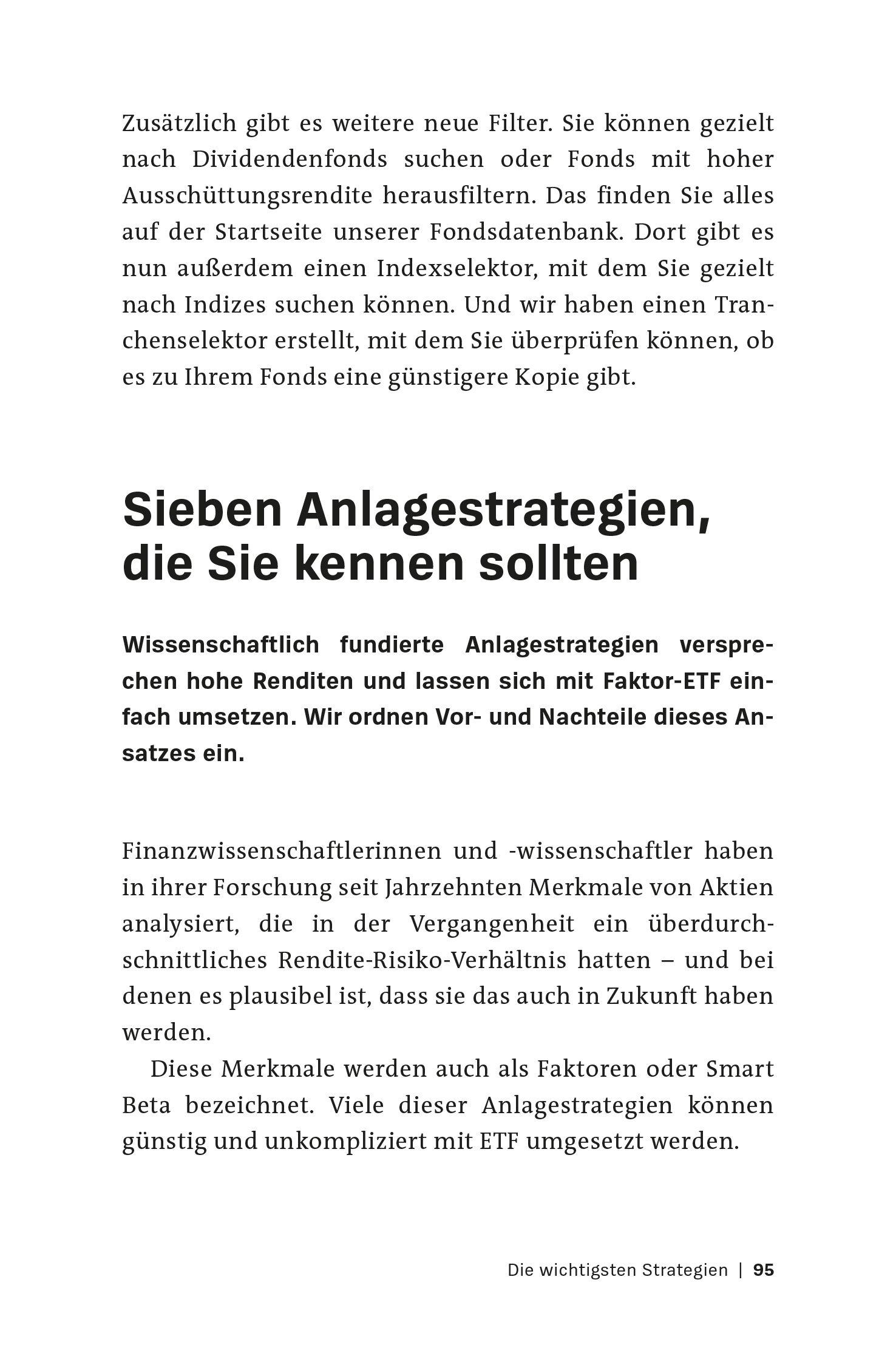 Beispielinhalt (Bild) Geldanlage Basics