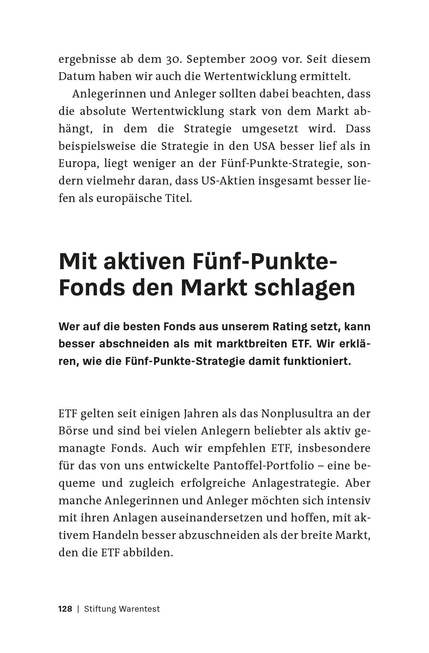 Beispielinhalt (Bild) Geldanlage Basics