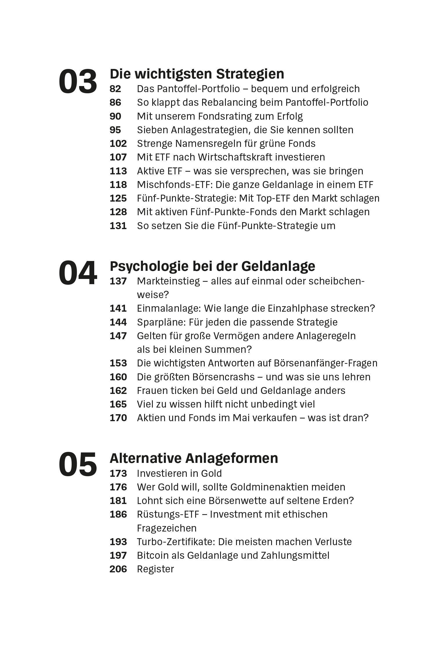 Beispielinhalt (Bild) Geldanlage Basics