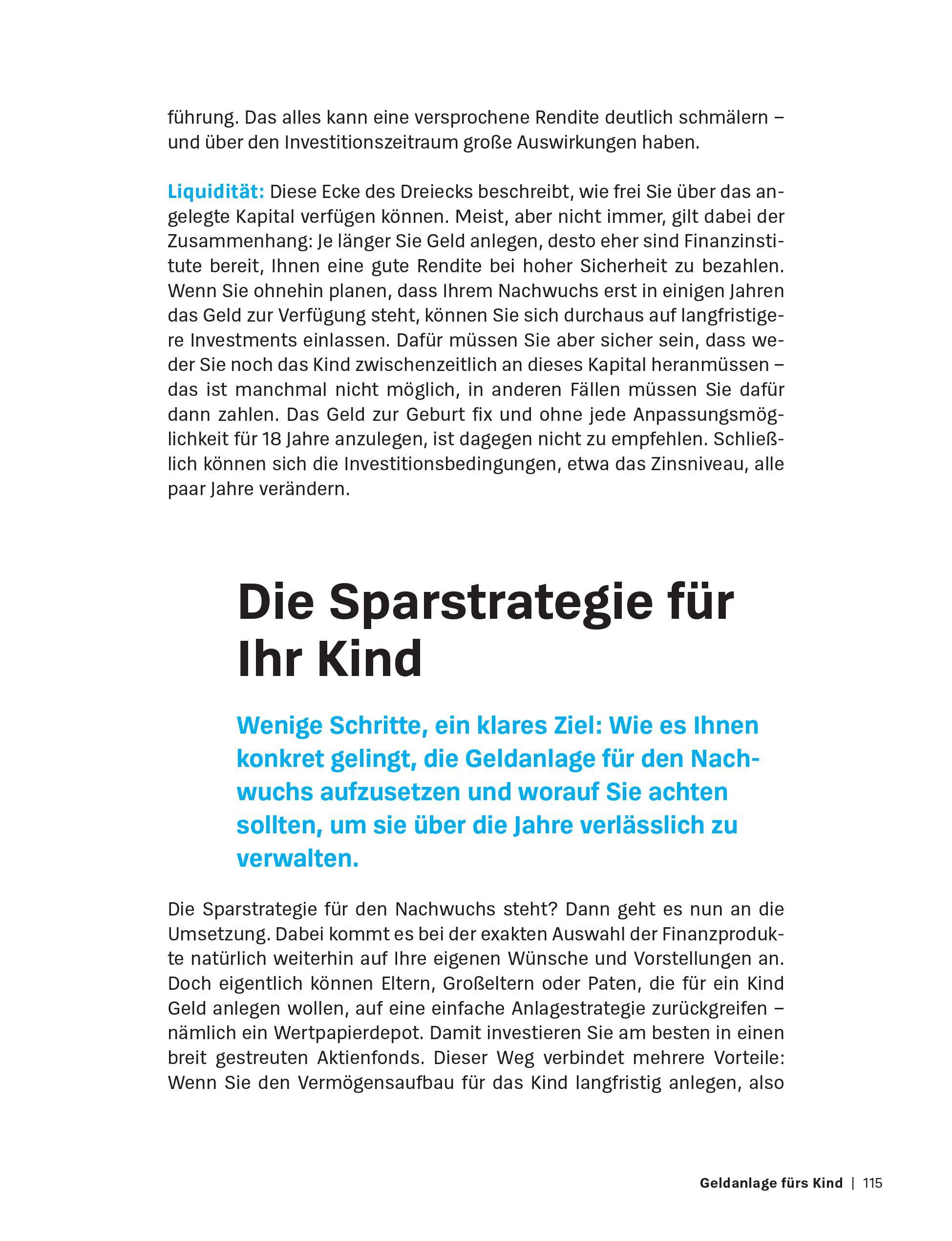 Beispielinhalt (Bild) Mehr Geld für Eltern