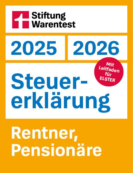 Vorderes Coverbild Steuererklärung 2025/2026 - Rentner, Pensionäre