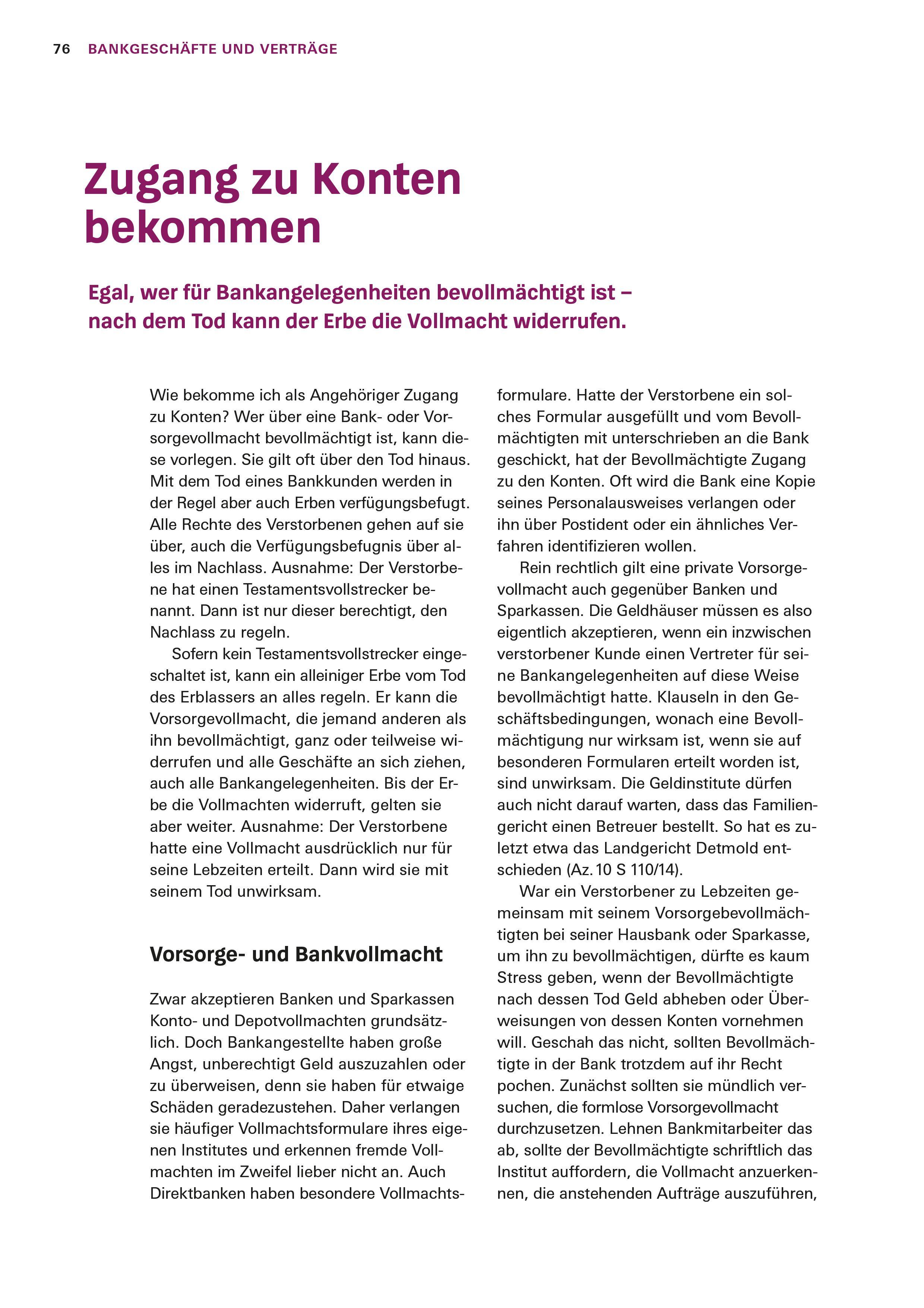 Beispielinhalt (Bild) Schnelle Hilfe im Trauerfall