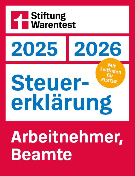 Vorderes Coverbild Steuererklärung 2025/2026 - Arbeitnehmer, Beamte