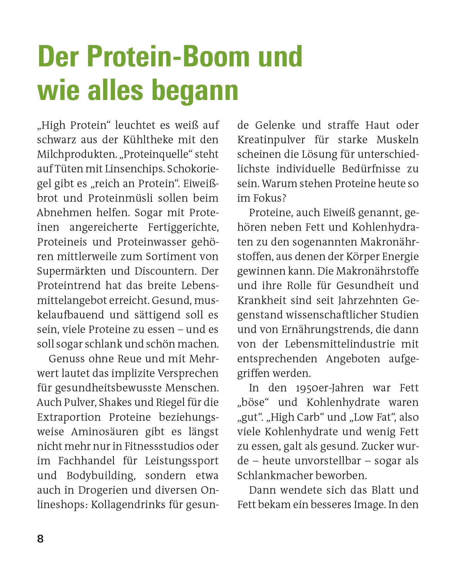 Beispielinhalt (Bild) Proteine und Aminosäuren