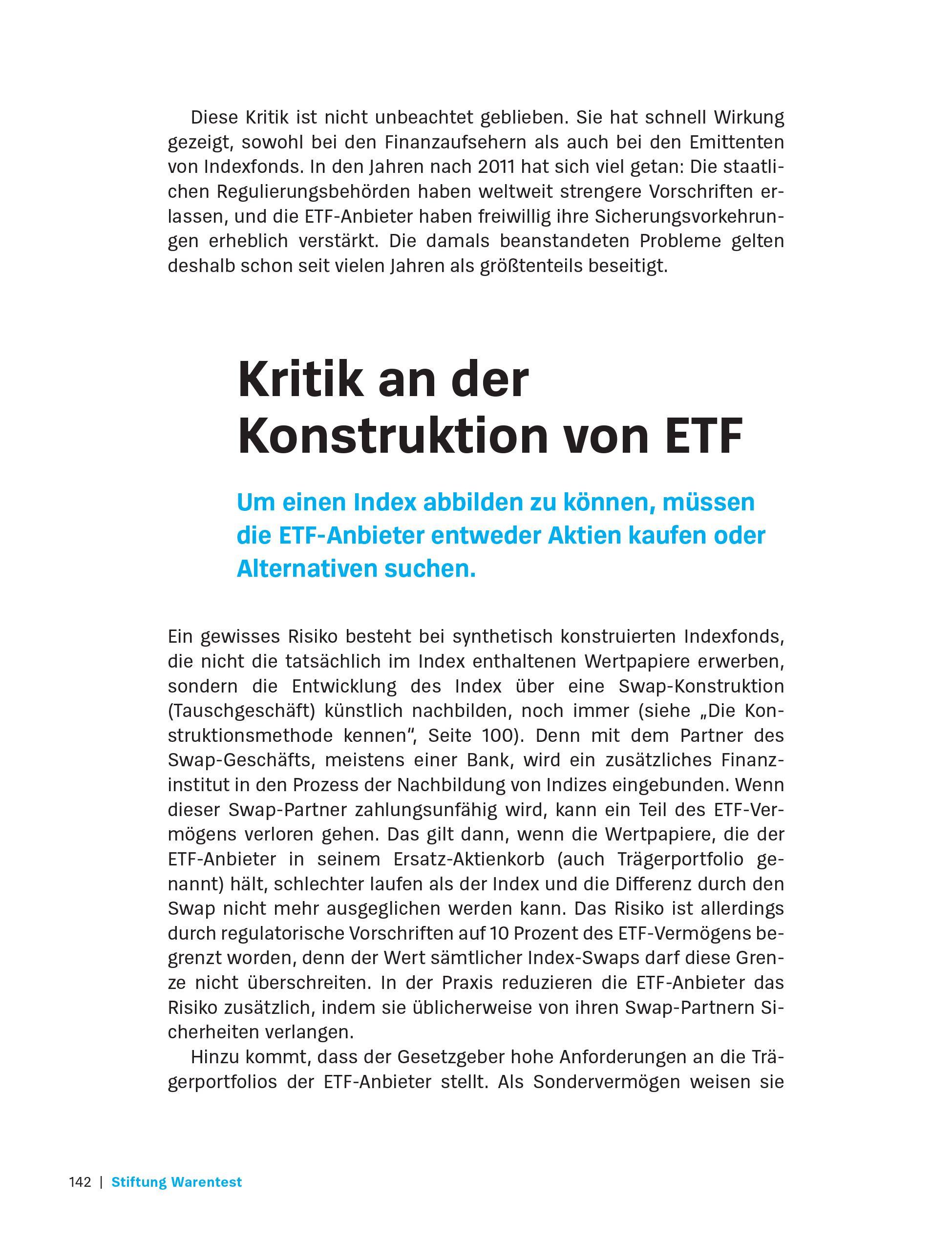 Beispielinhalt (Bild) Anlegen mit ETF